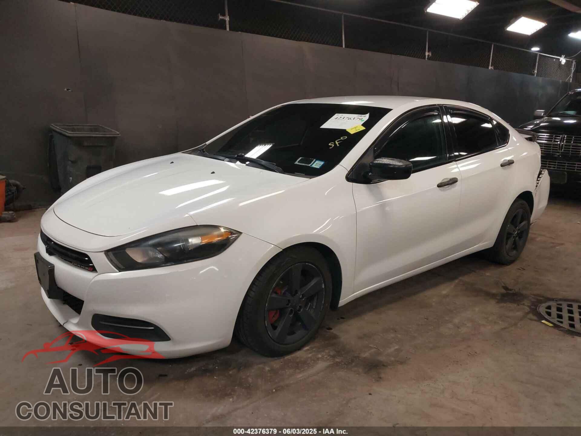 DODGE DART 2015 - 1C3CDFBB7FD374324