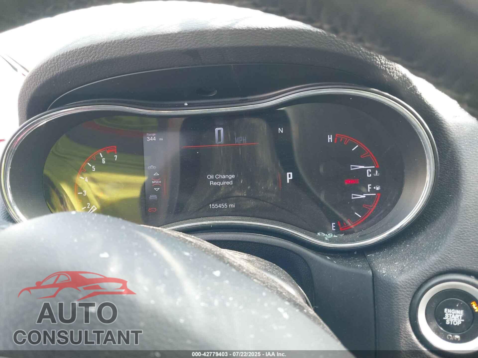 DODGE DURANGO 2017 - 1C4RDJEGXHC840031