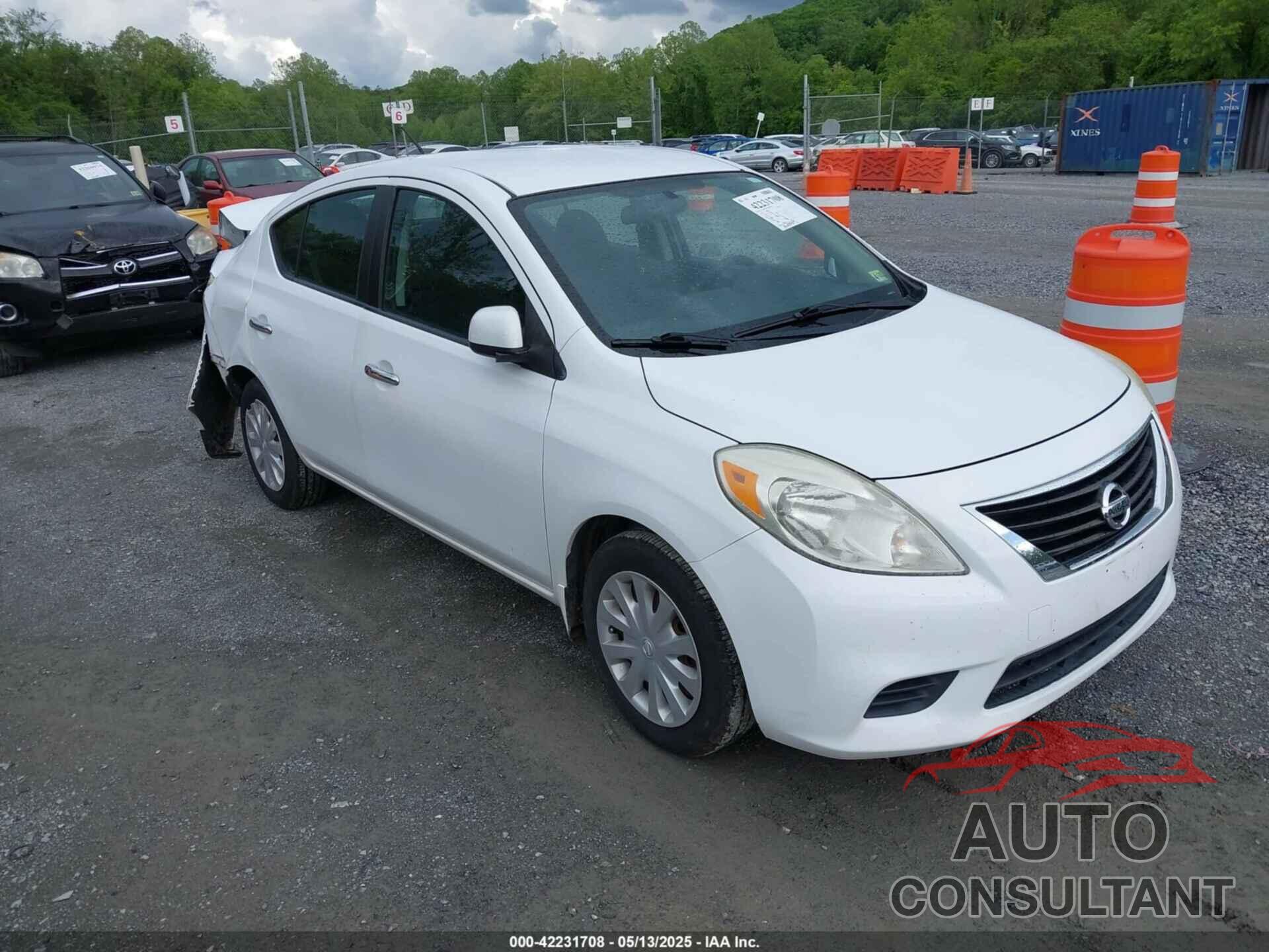 NISSAN VERSA 2012 - 3N1CN7AP1CL929417