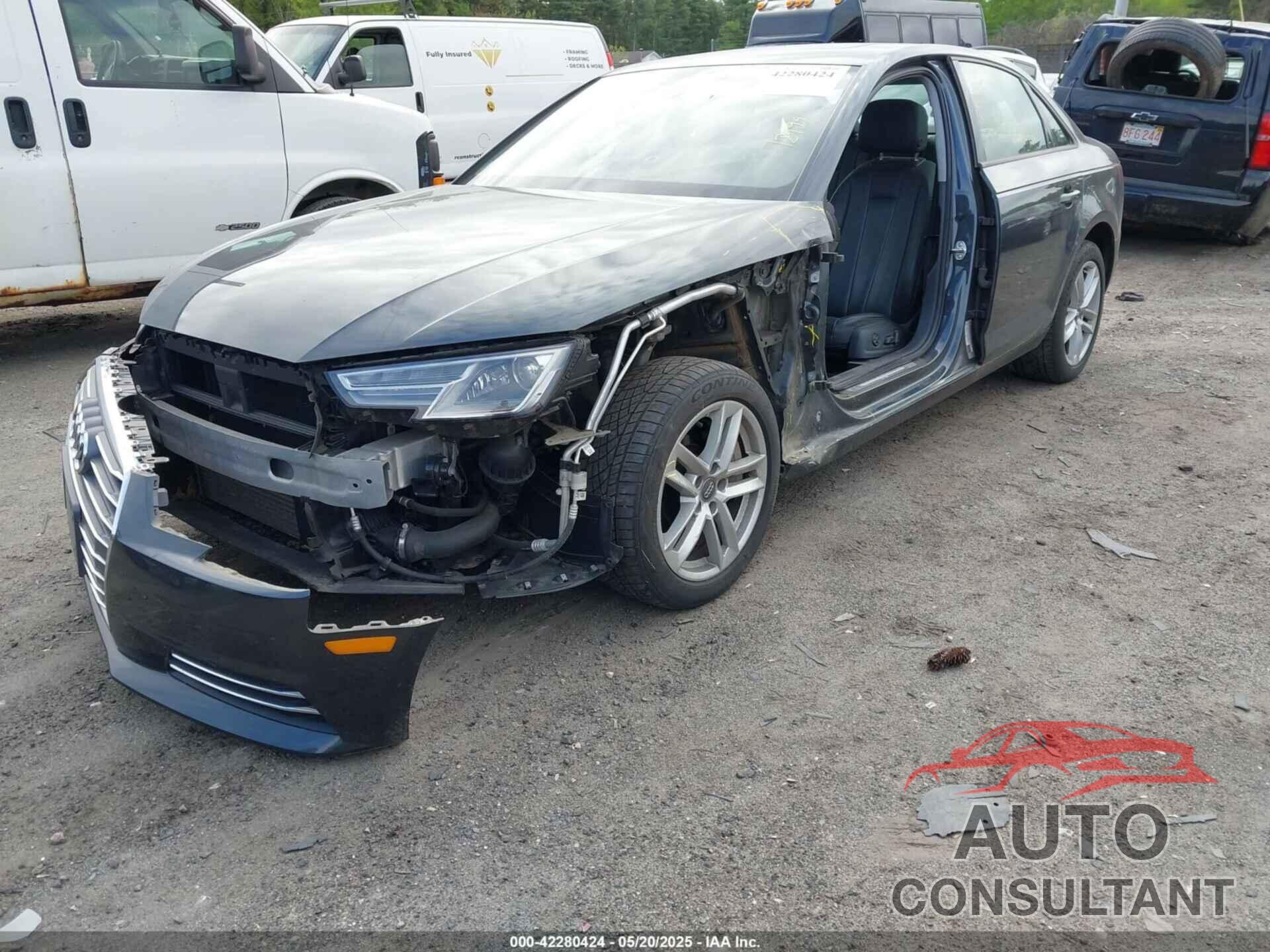 AUDI A4 2017 - WAUANAF44HN039210