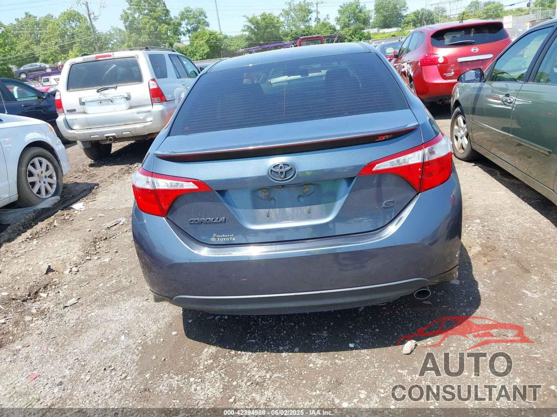 TOYOTA COROLLA 2016 - 2T1BURHE7GC509746