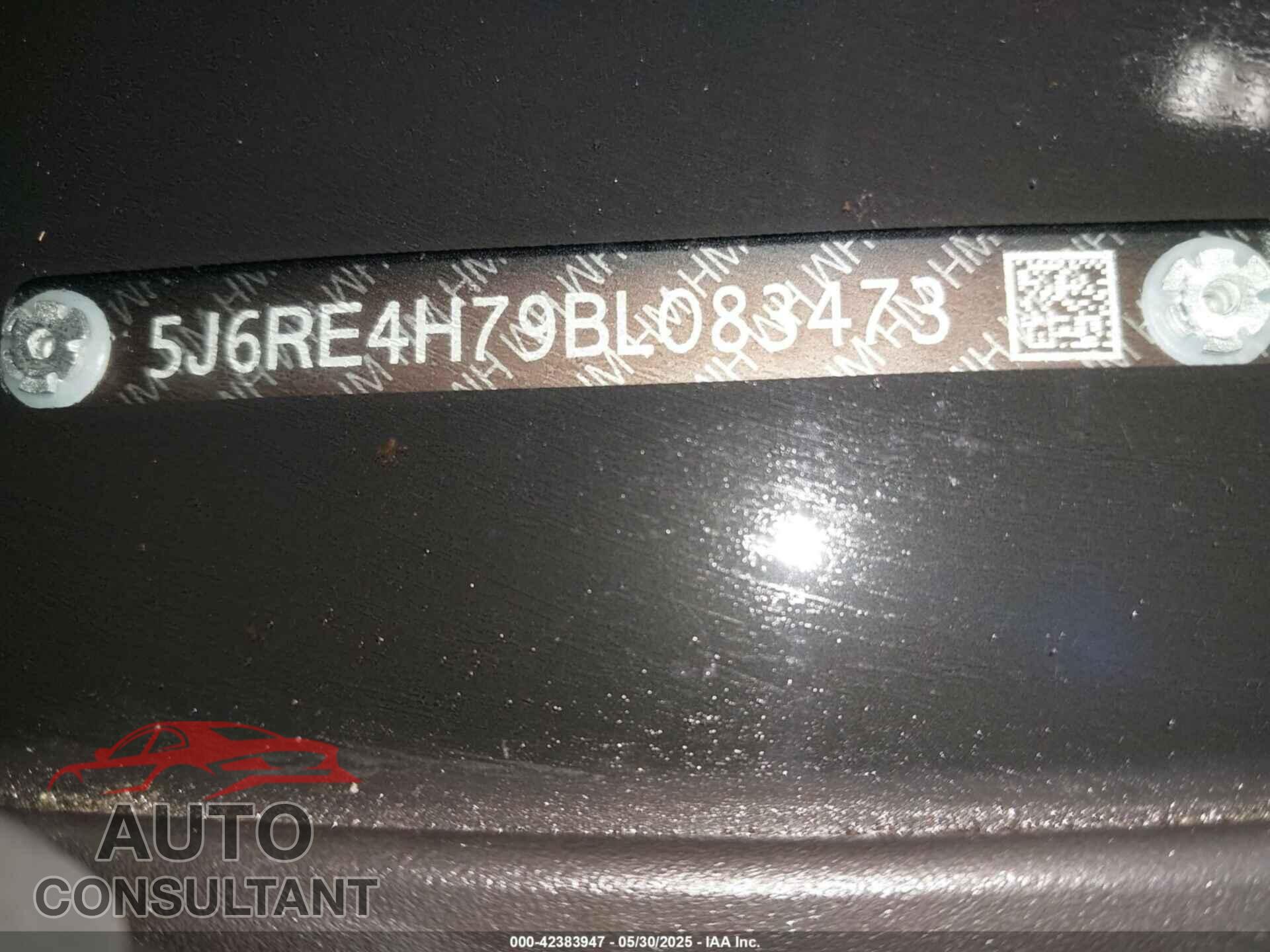 HONDA CR-V 2011 - 5J6RE4H79BL083473