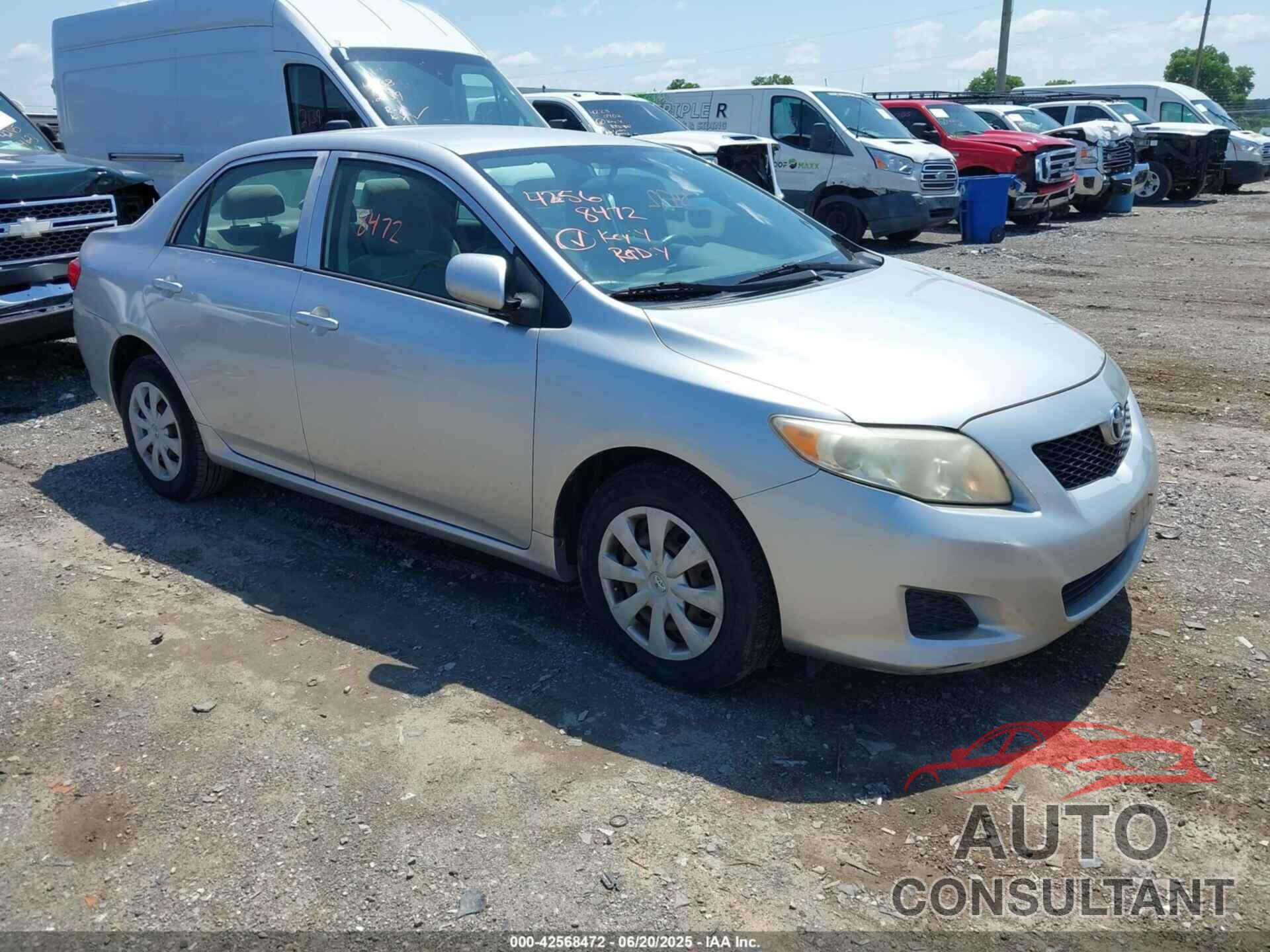 TOYOTA COROLLA 2009 - JTDBL40E79J032518