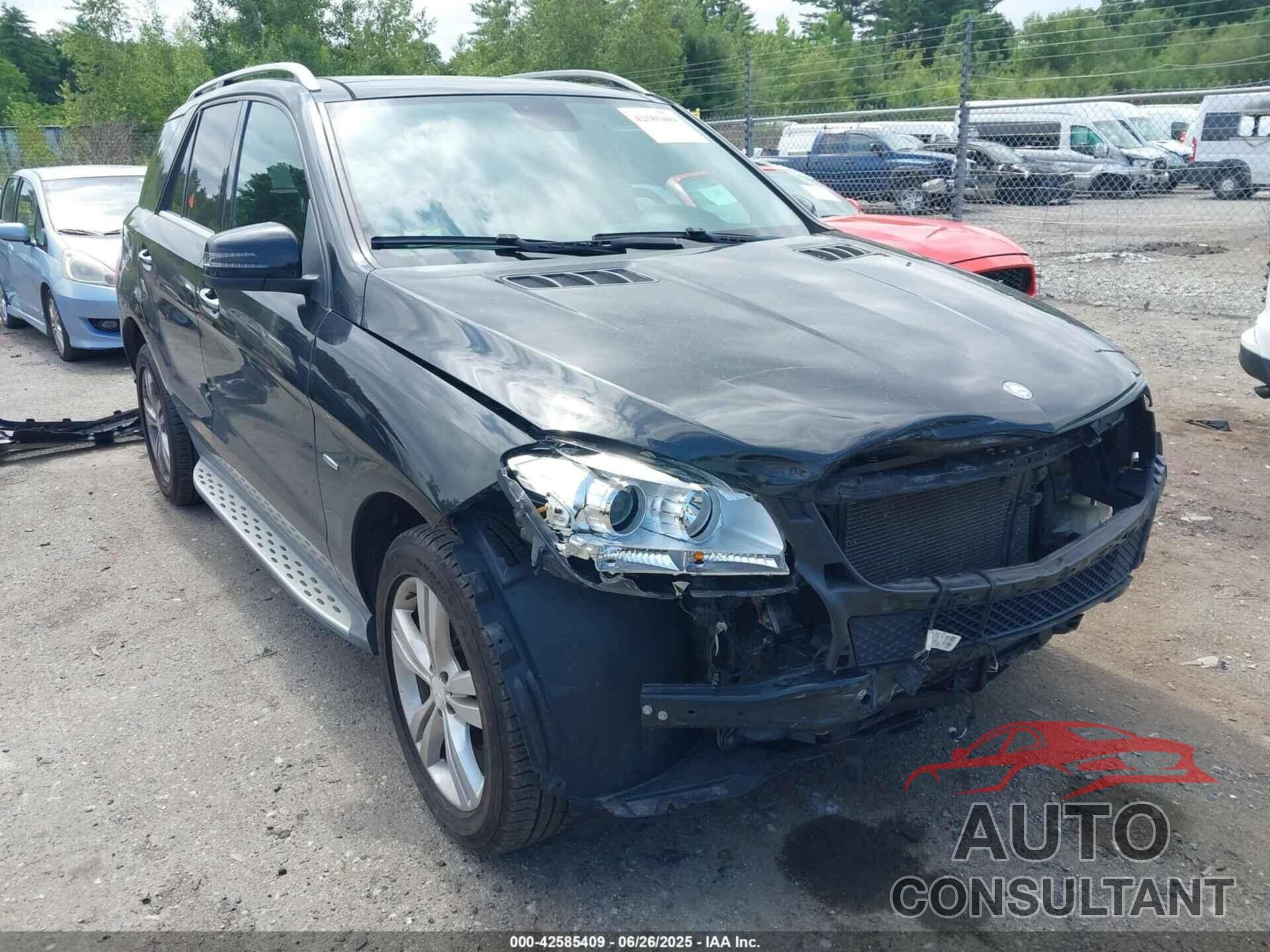 MERCEDES-BENZ ML 350 2012 - 4JGDA5HB9CA011137