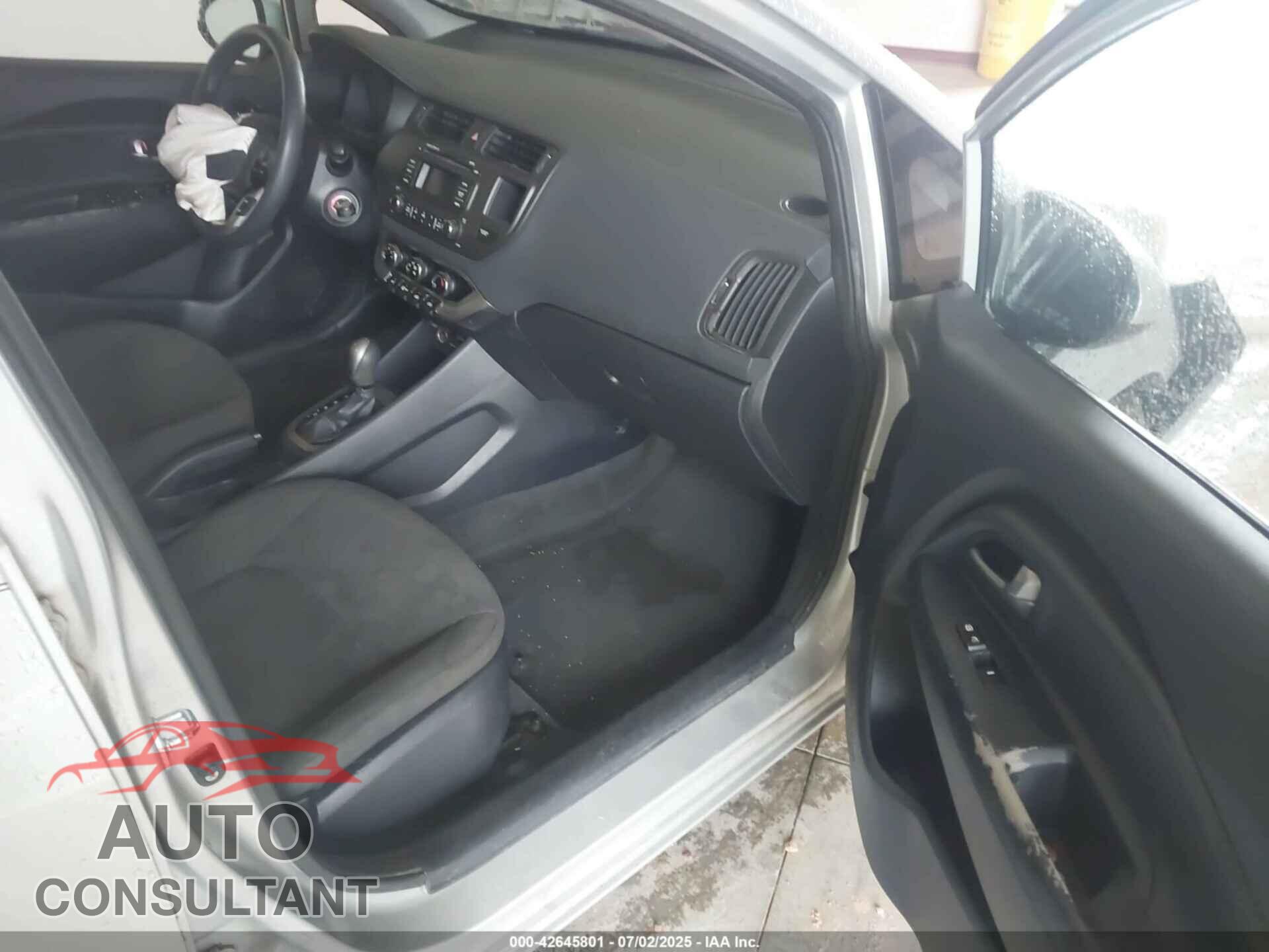 KIA RIO 2012 - KNADN4A32C6091063