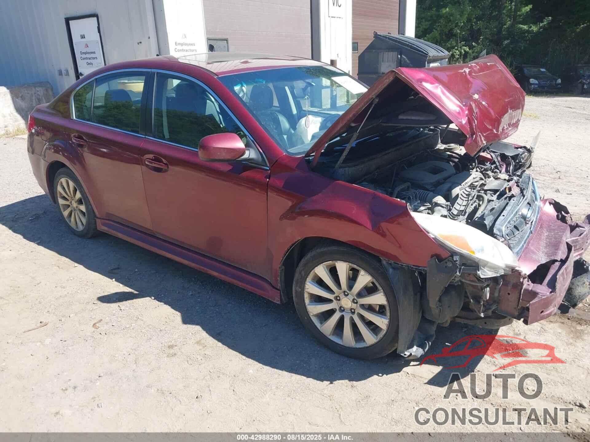 SUBARU LEGACY 2011 - 4S3BMBL67B3231505