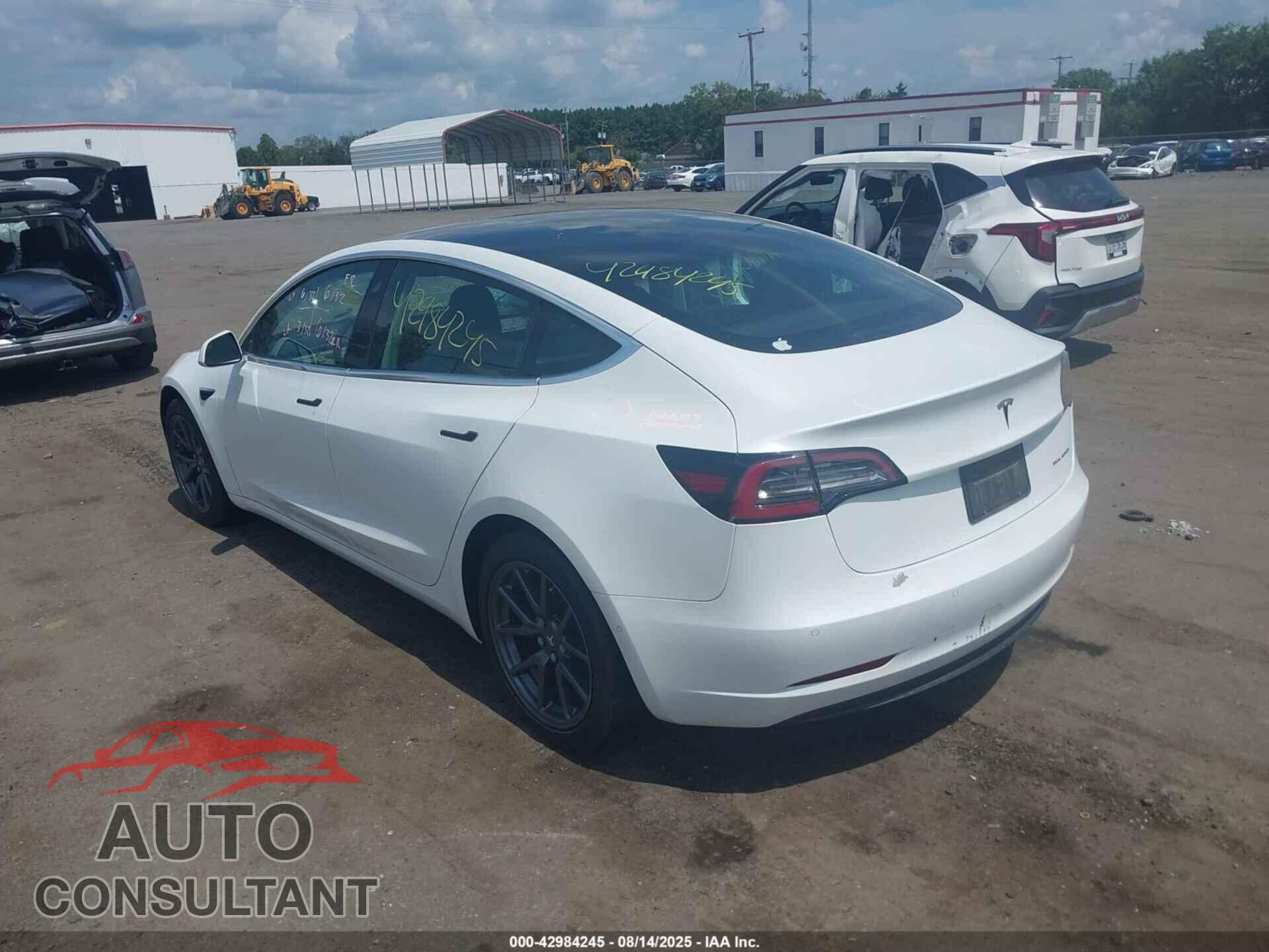 TESLA MODEL 3 2019 - 5YJ3E1EB9KF493390