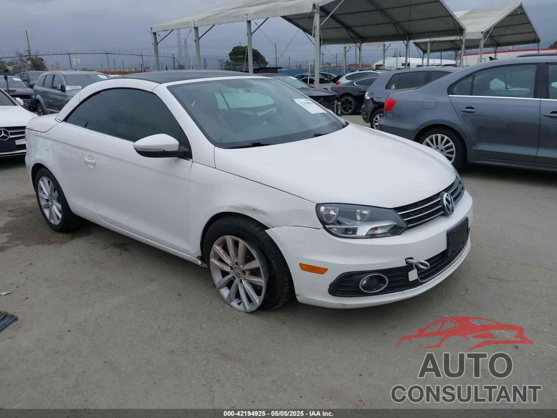VOLKSWAGEN EOS 2012 - WVWBW7AH6CV004193