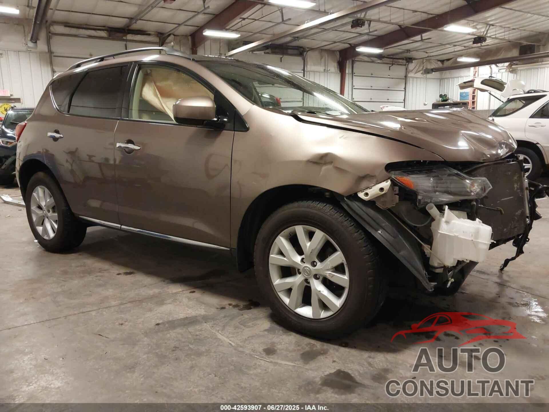 NISSAN MURANO 2012 - JN8AZ1MW6CW236737