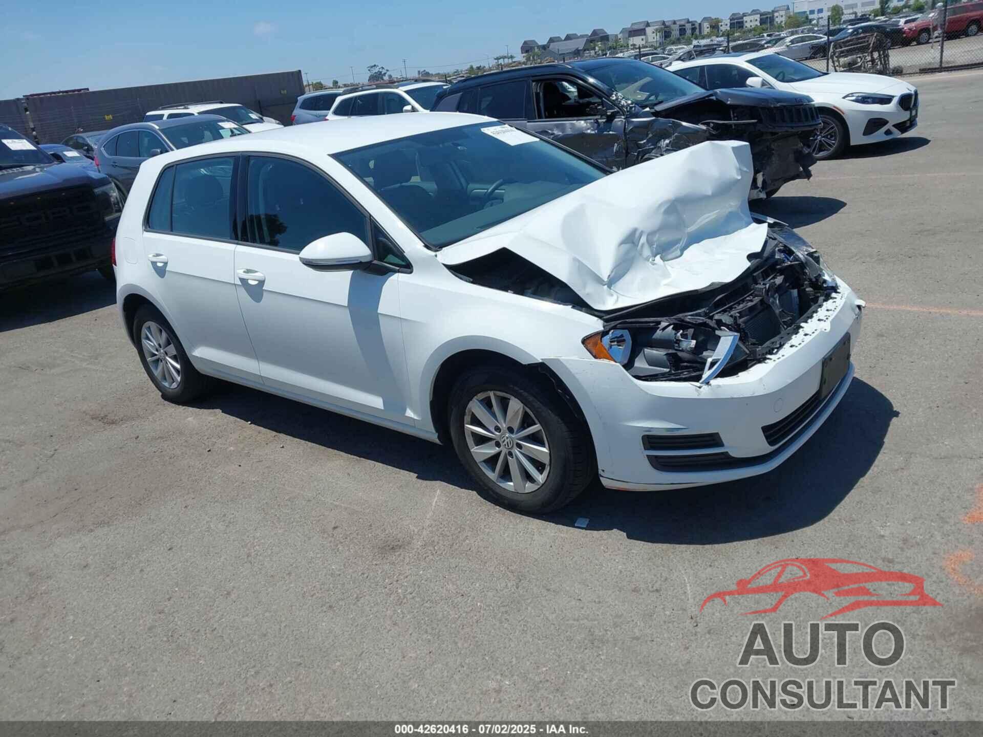VOLKSWAGEN GOLF 2015 - 3VW217AU2FM090531