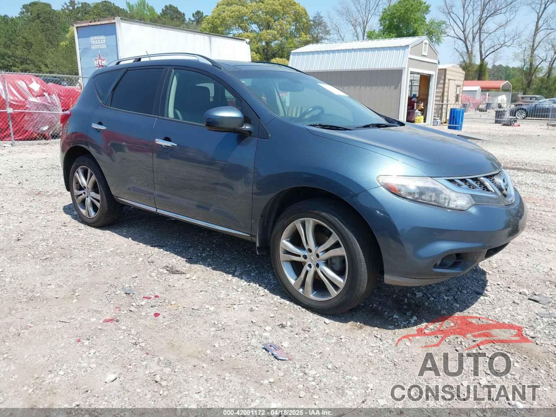 NISSAN MURANO 2011 - JN8AZ1MW5BW160801