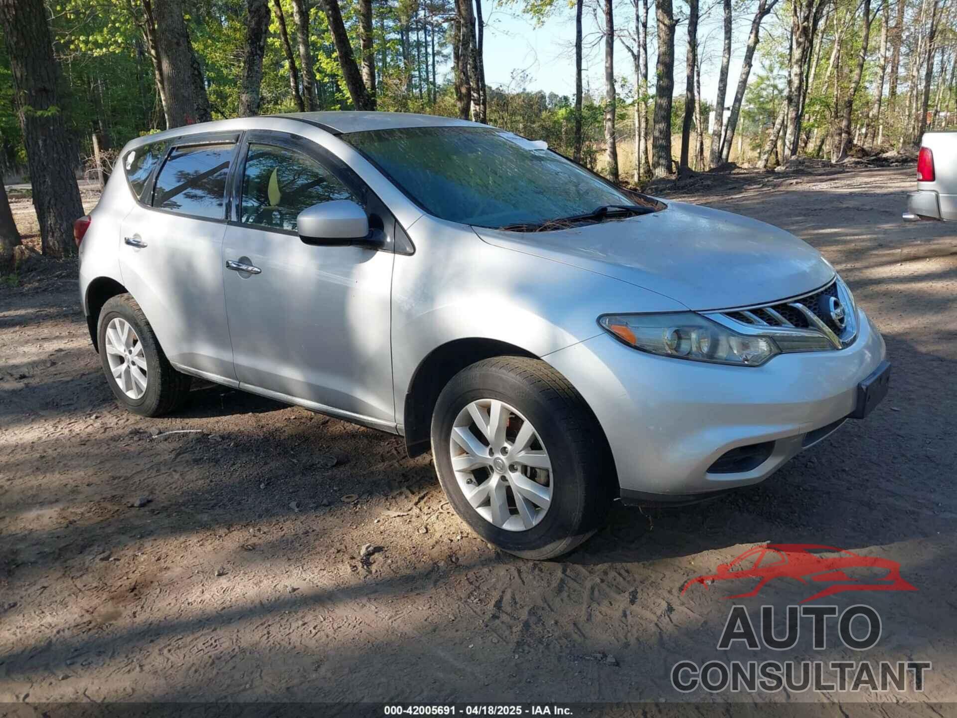 NISSAN MURANO 2012 - JN8AZ1MW2CW202116