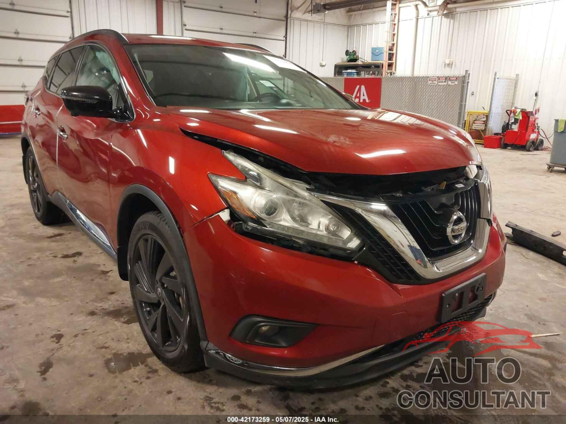 NISSAN MURANO 2017 - 5N1AZ2MH4HN136244