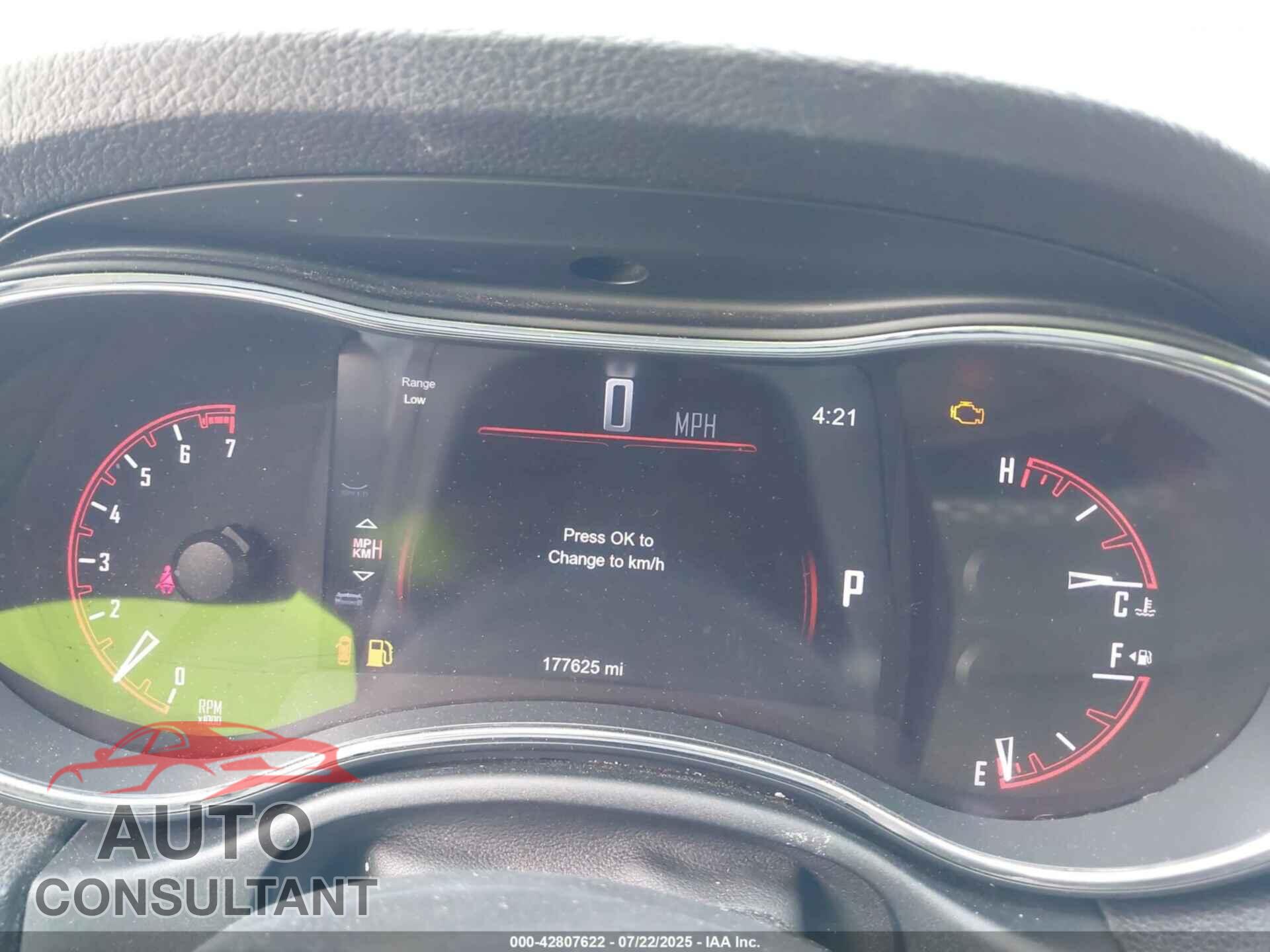DODGE DURANGO 2014 - 1C4RDJDGXEC502528