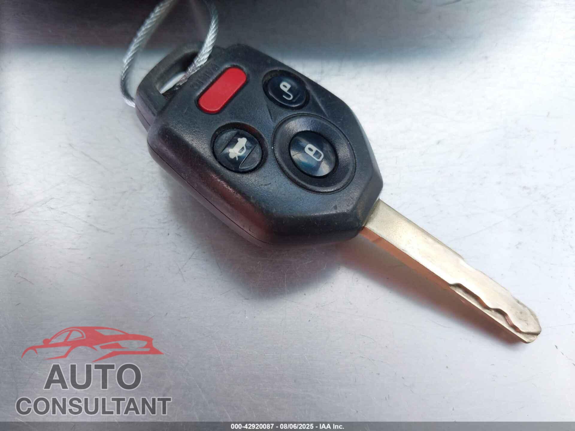 SUBARU OUTBACK 2012 - 4S4BRBCC5C3228106