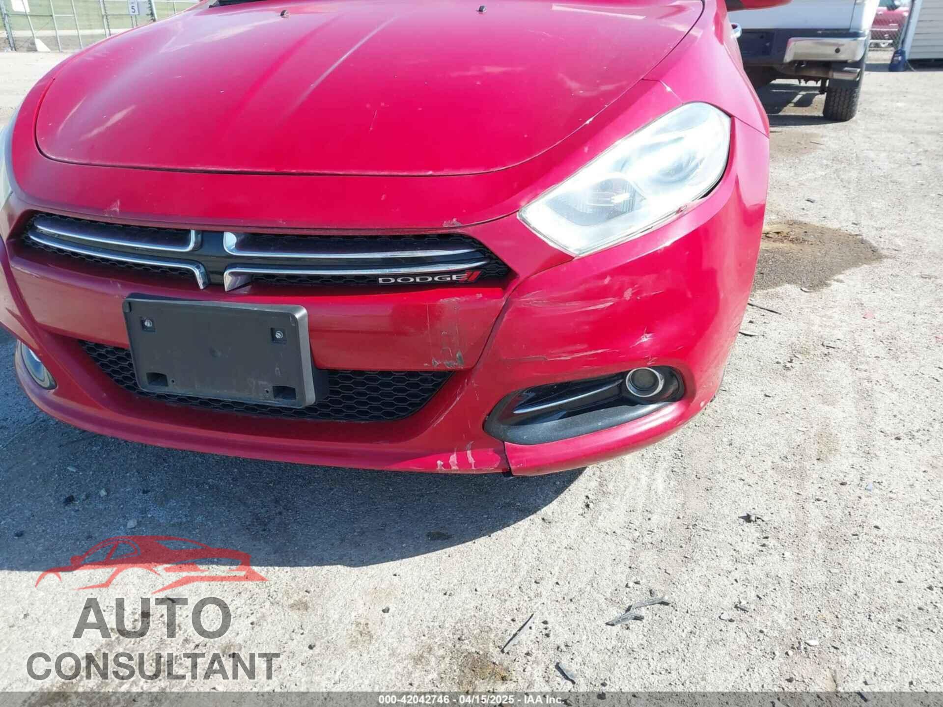 DODGE DART 2016 - 1C3CDFFAXGD819982