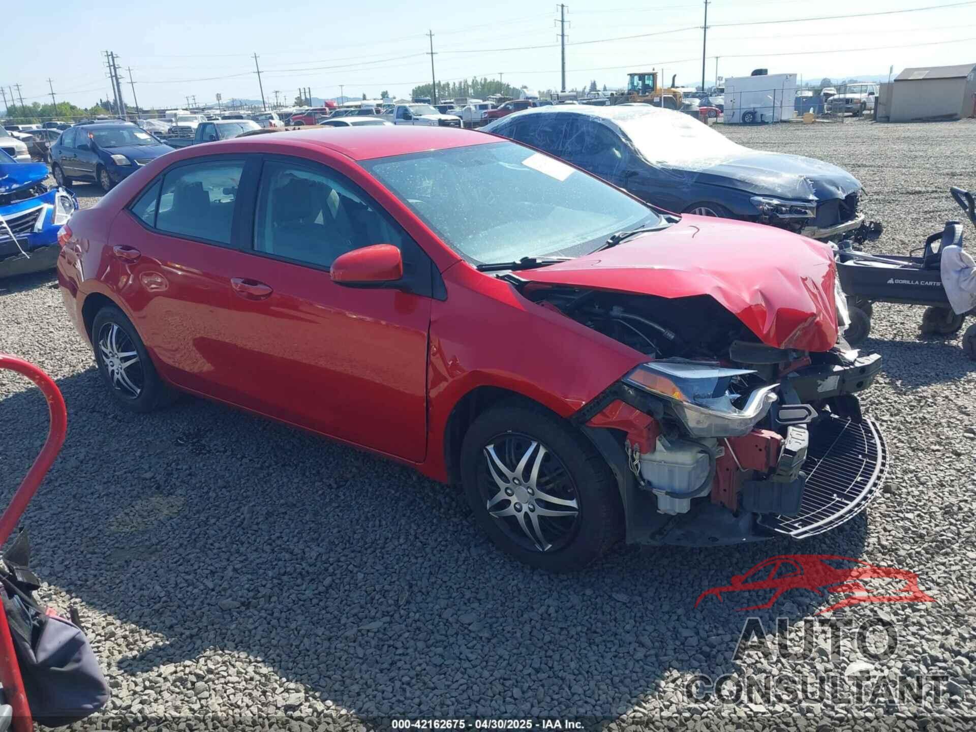 TOYOTA COROLLA 2015 - 2T1BURHE9FC329909