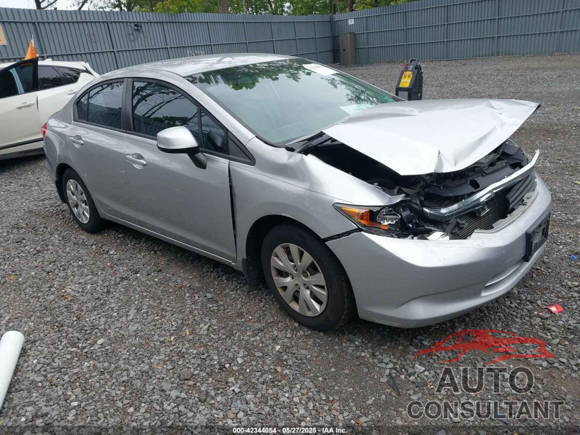HONDA CIVIC 2012 - 19XFB2F57CE013066