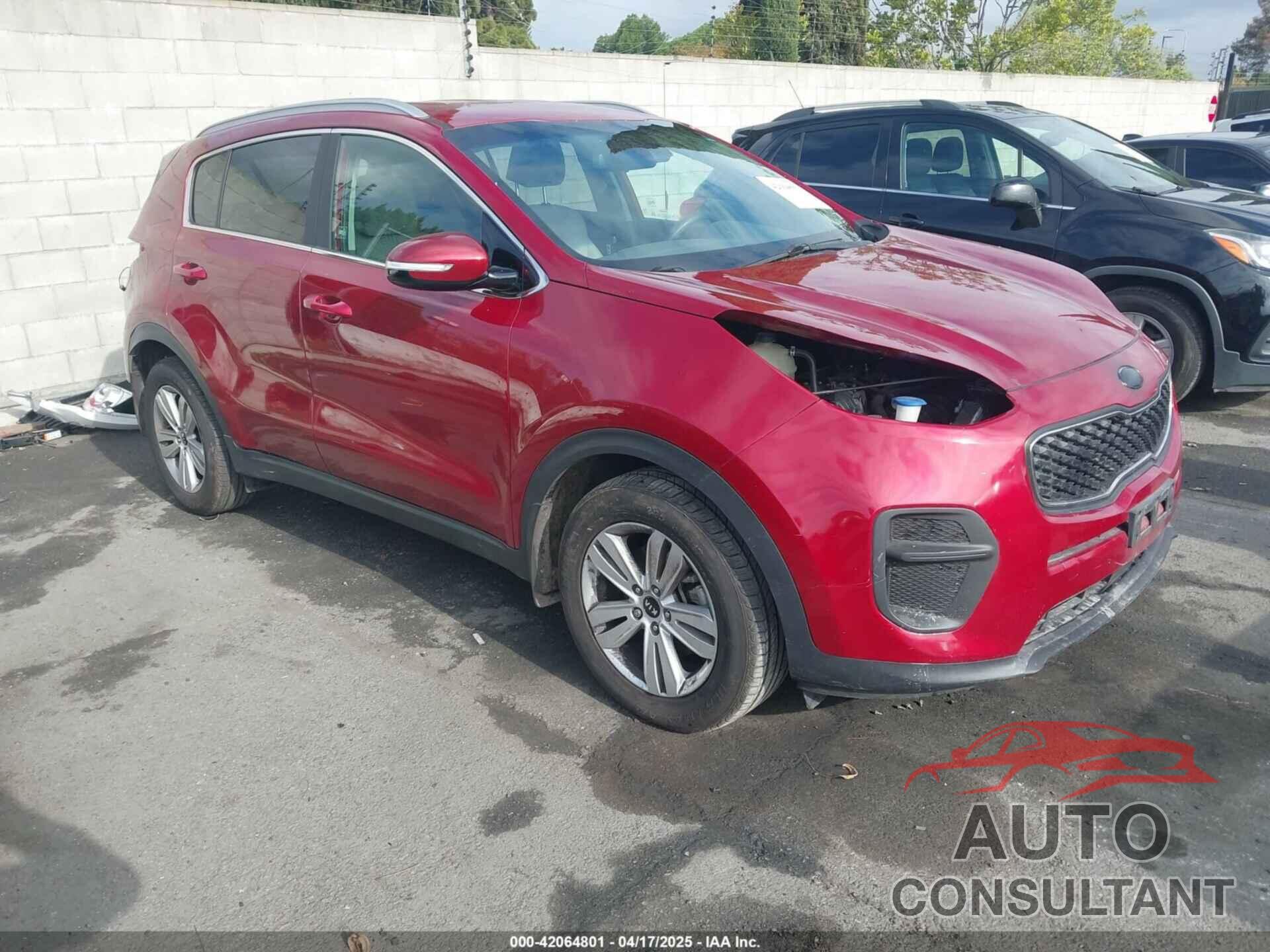 KIA SPORTAGE 2018 - KNDPM3ACXJ7461874