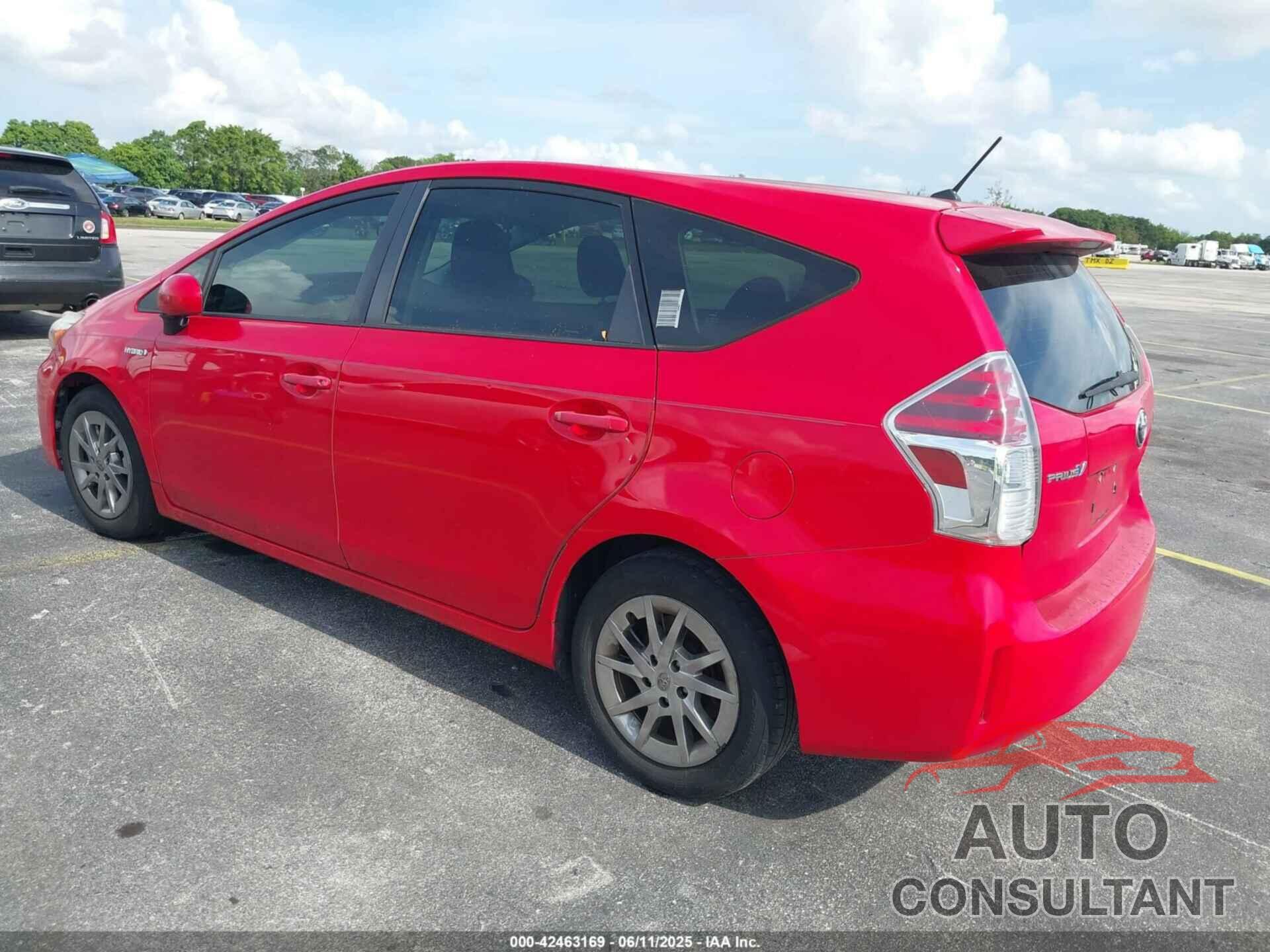 TOYOTA PRIUS V 2016 - JTDZN3EU2GJ052093