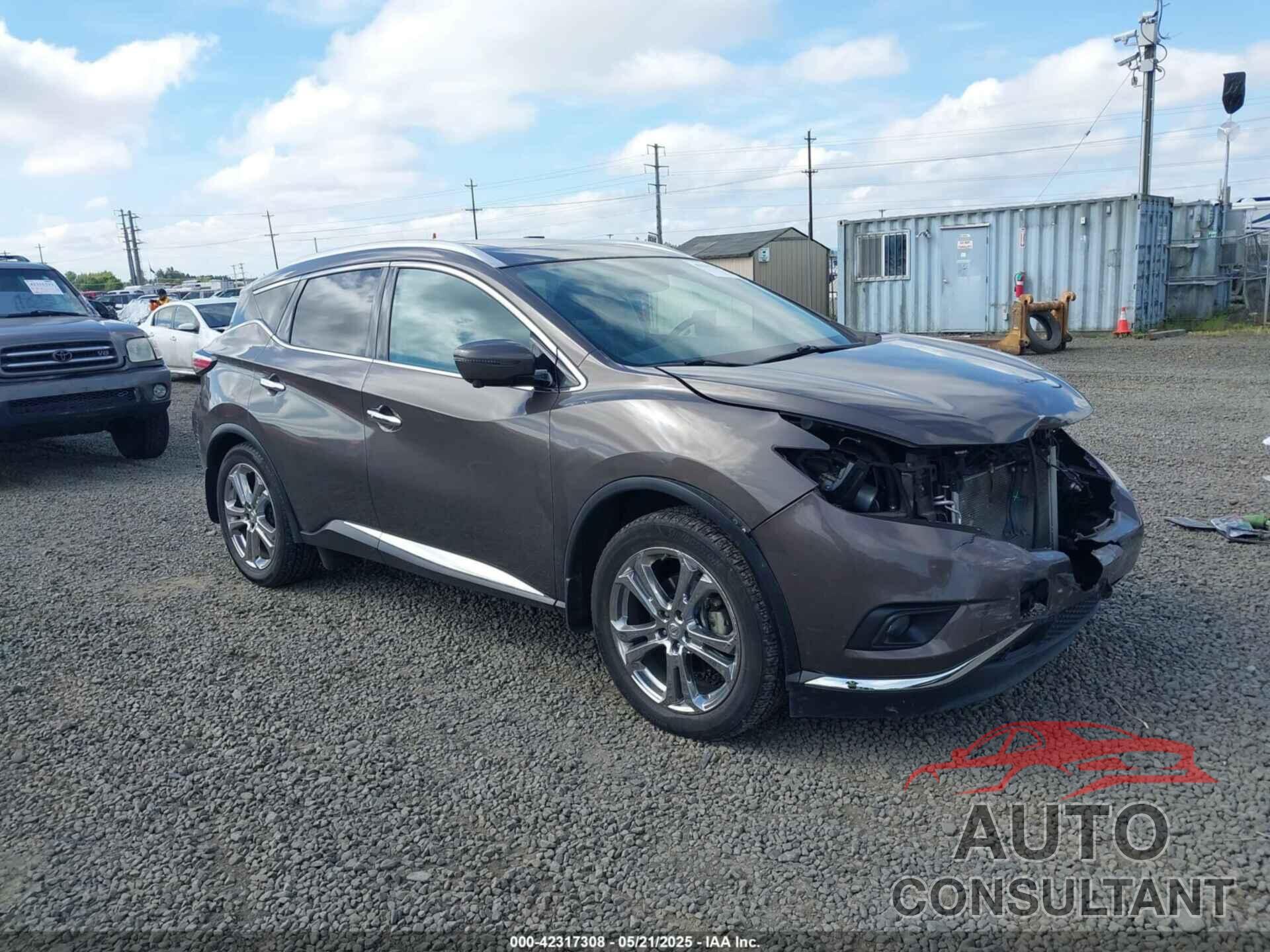 NISSAN MURANO 2016 - 5N1AZ2MH1GN126009