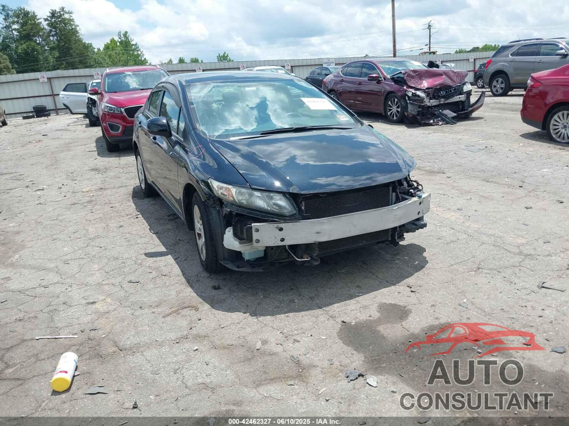 HONDA CIVIC 2013 - 19XFB2F59DE245007