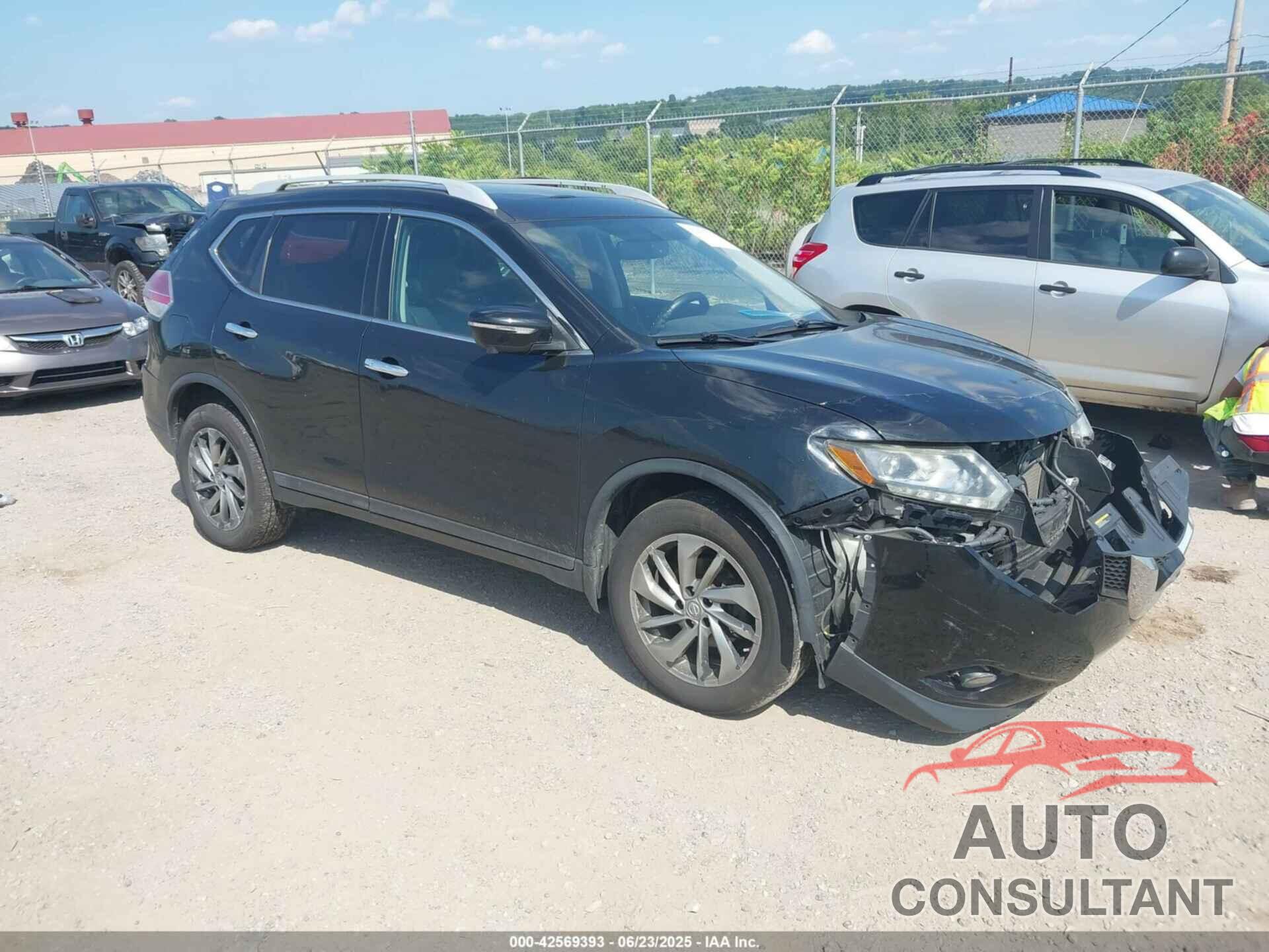NISSAN ROGUE 2015 - 5N1AT2MVXFC831456