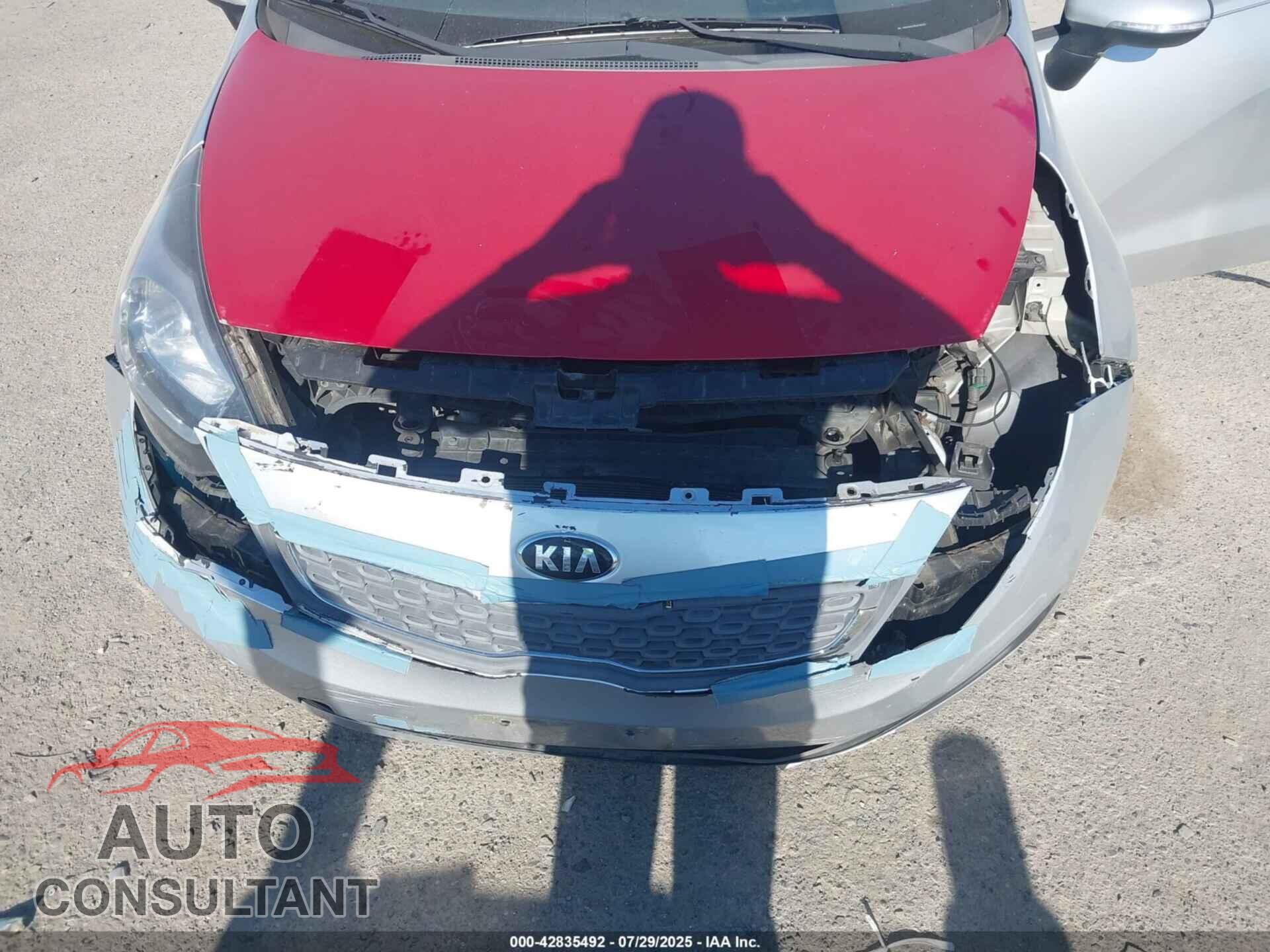 KIA RIO 2013 - KNADN4A38D6156502