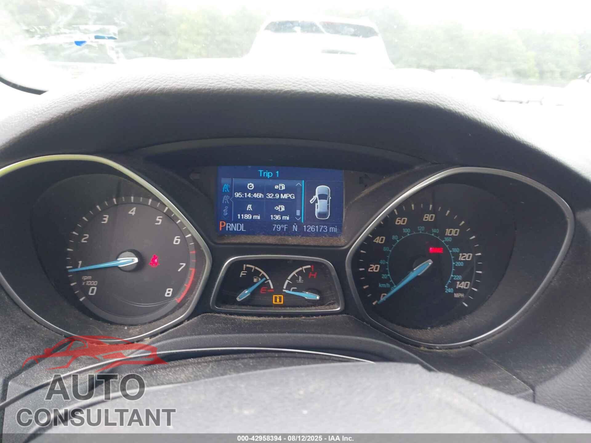 FORD FOCUS 2013 - 1FADP3F21DL307002