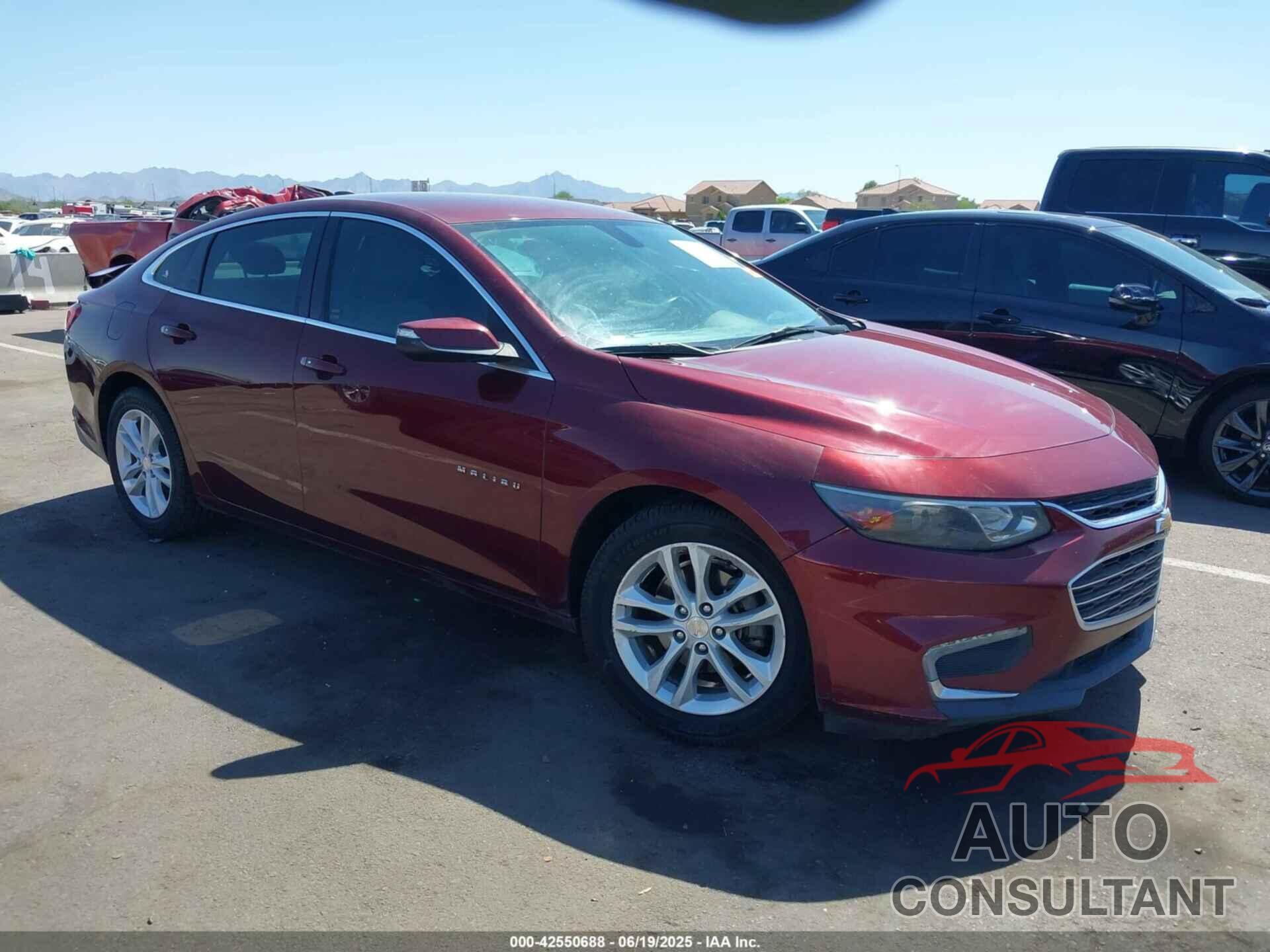 CHEVROLET MALIBU 2016 - 1G1ZE5ST9GF209475