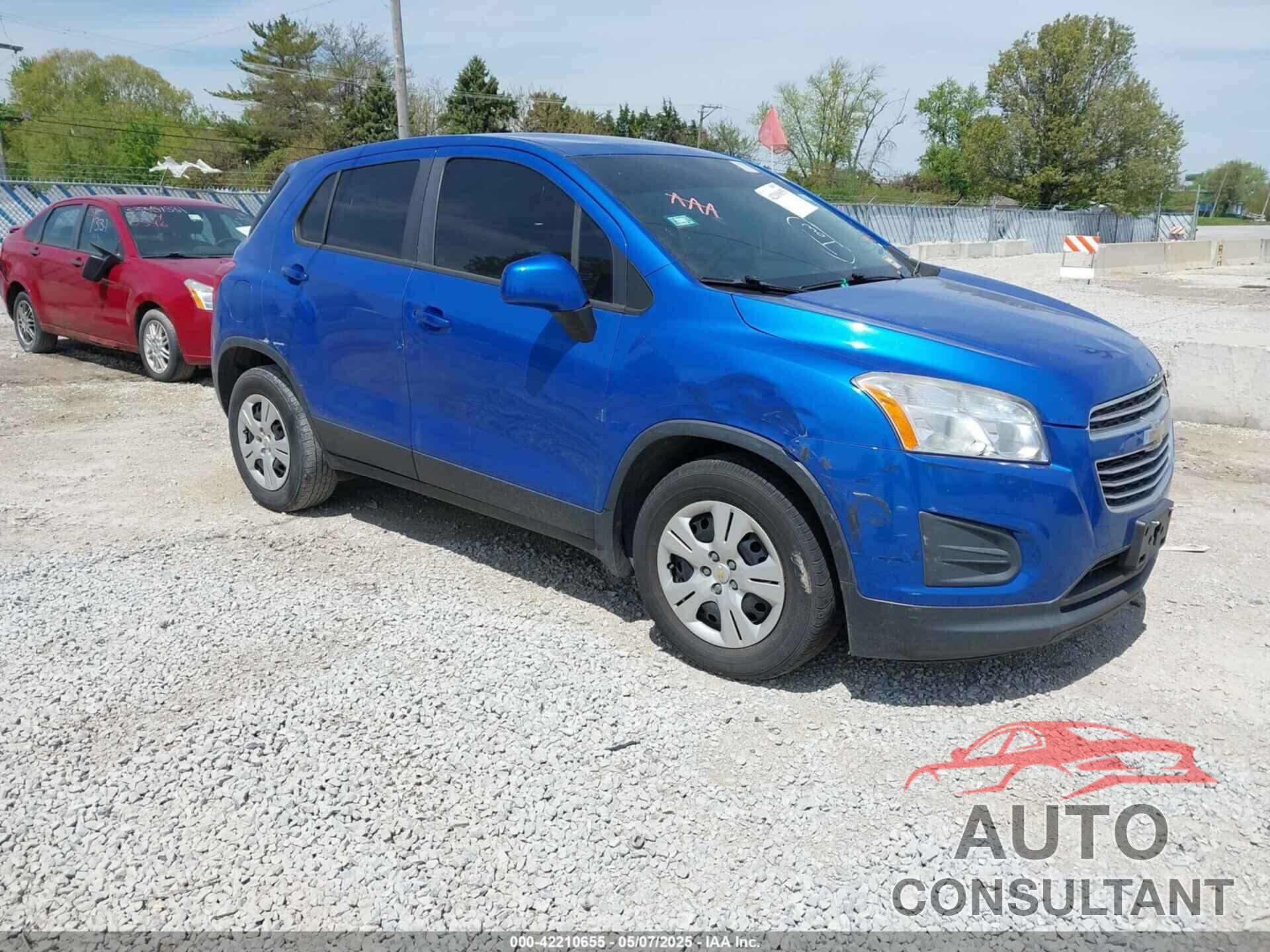 CHEVROLET TRAX 2015 - KL7CJKSB1FB164033