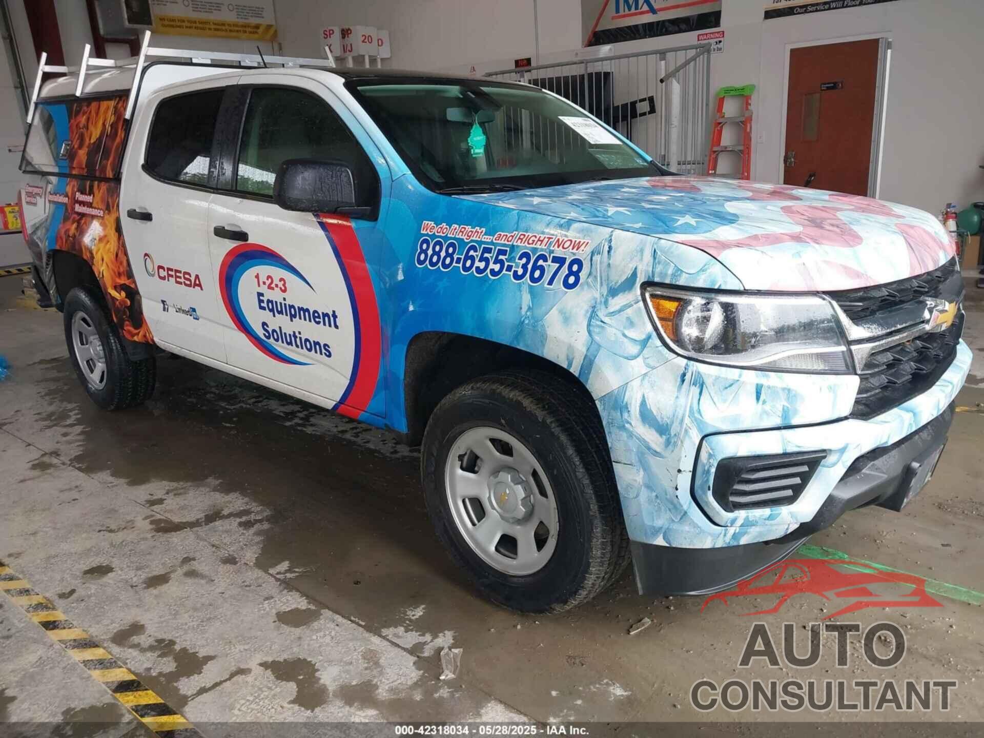 CHEVROLET COLORADO 2021 - 1GCGTBEN8M1293135