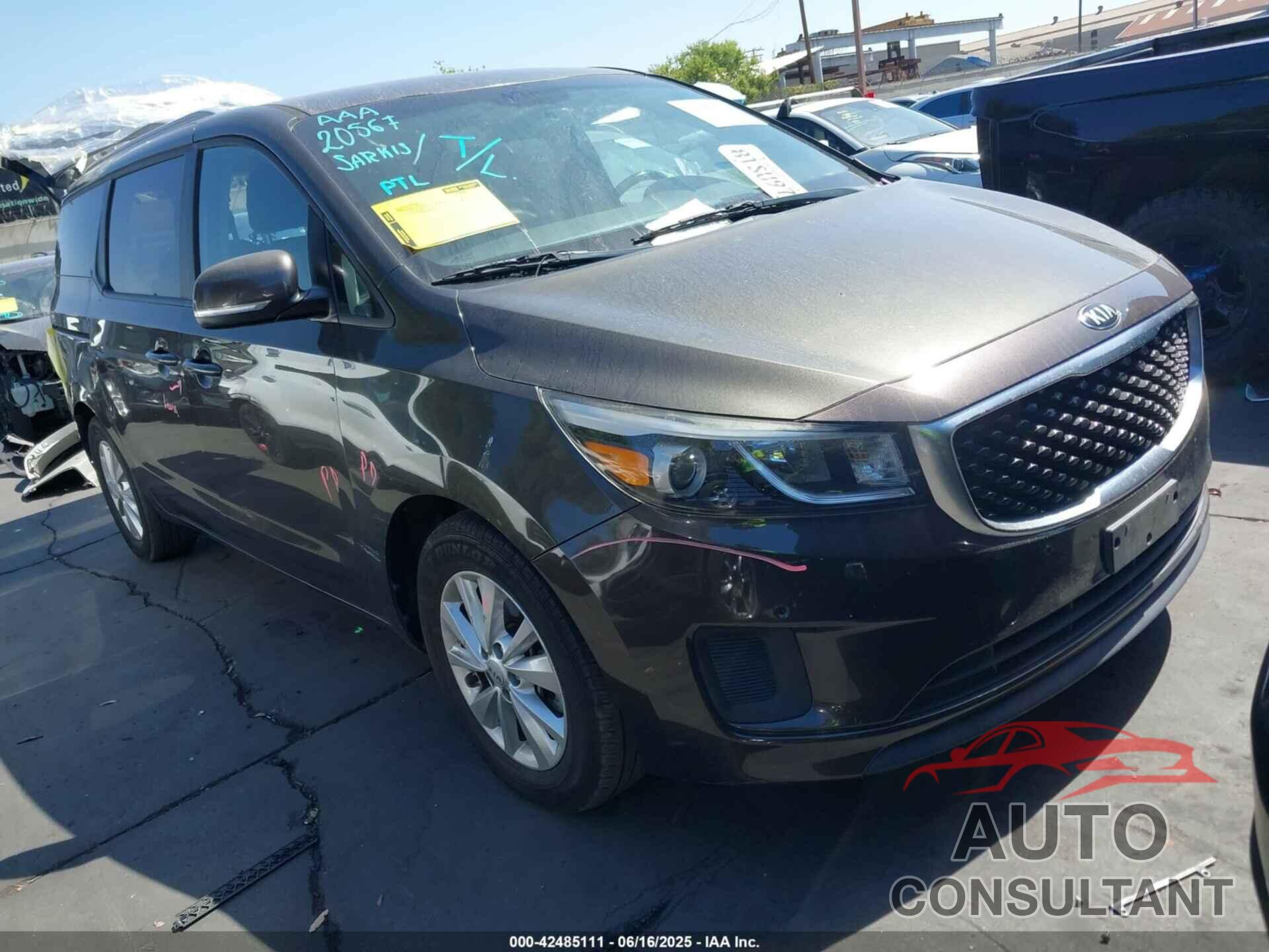 KIA SEDONA 2017 - KNDMB5C14H6314031