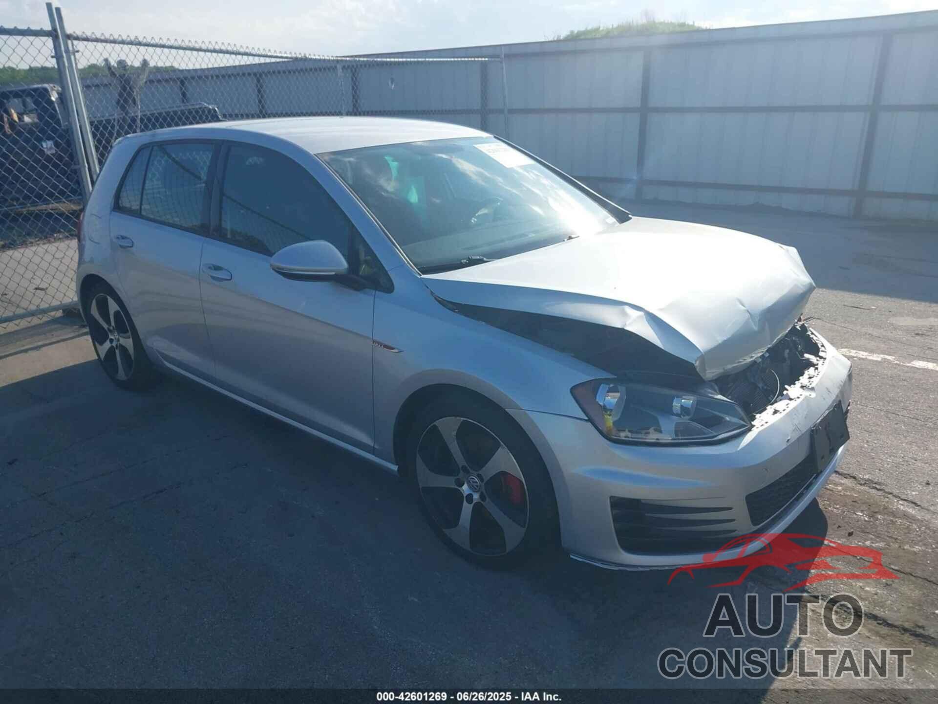 VOLKSWAGEN GOLF GTI 2017 - 3VW5T7AU6HM056103