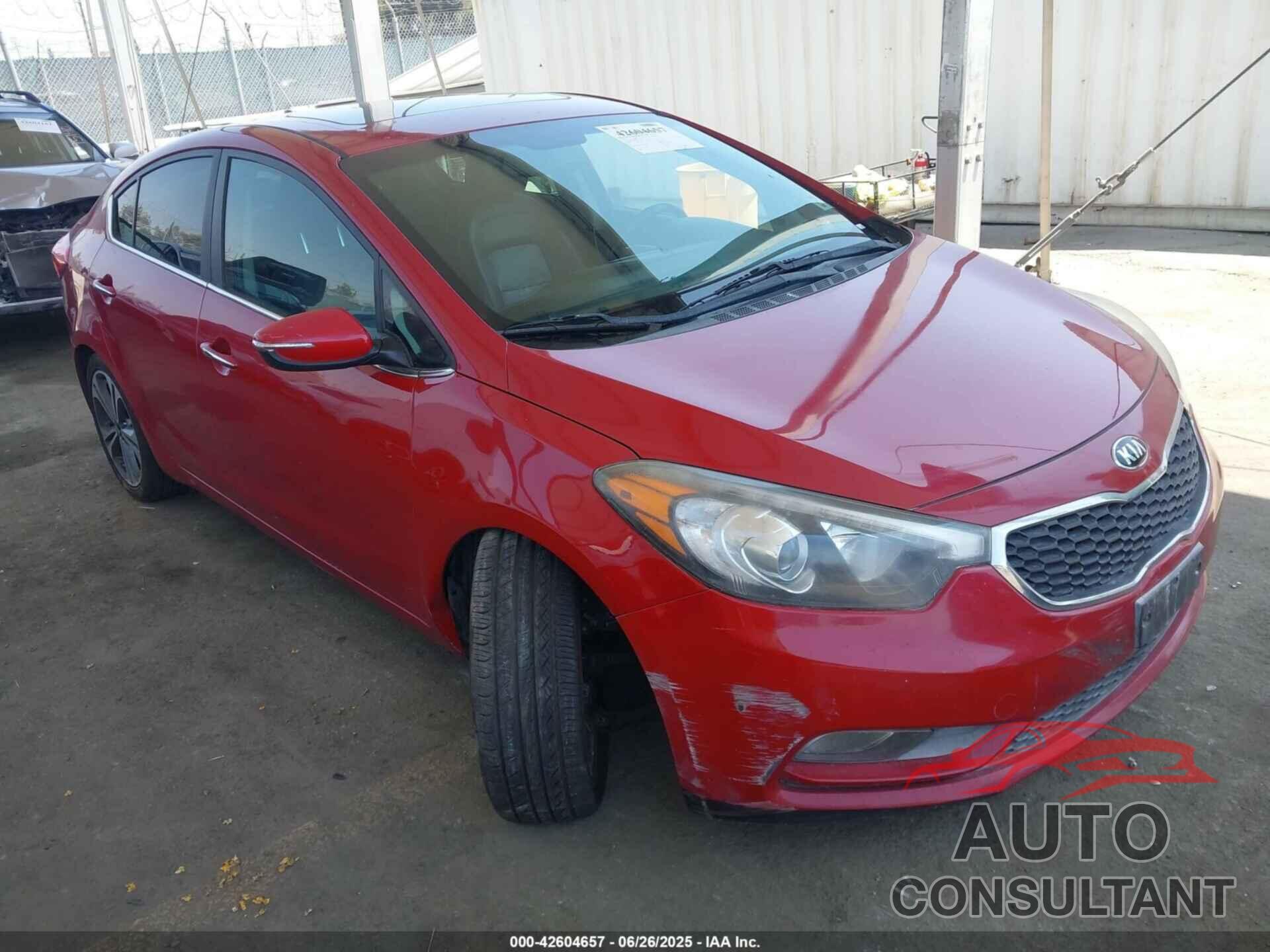 KIA FORTE 2015 - KNAFZ4A84F5336481