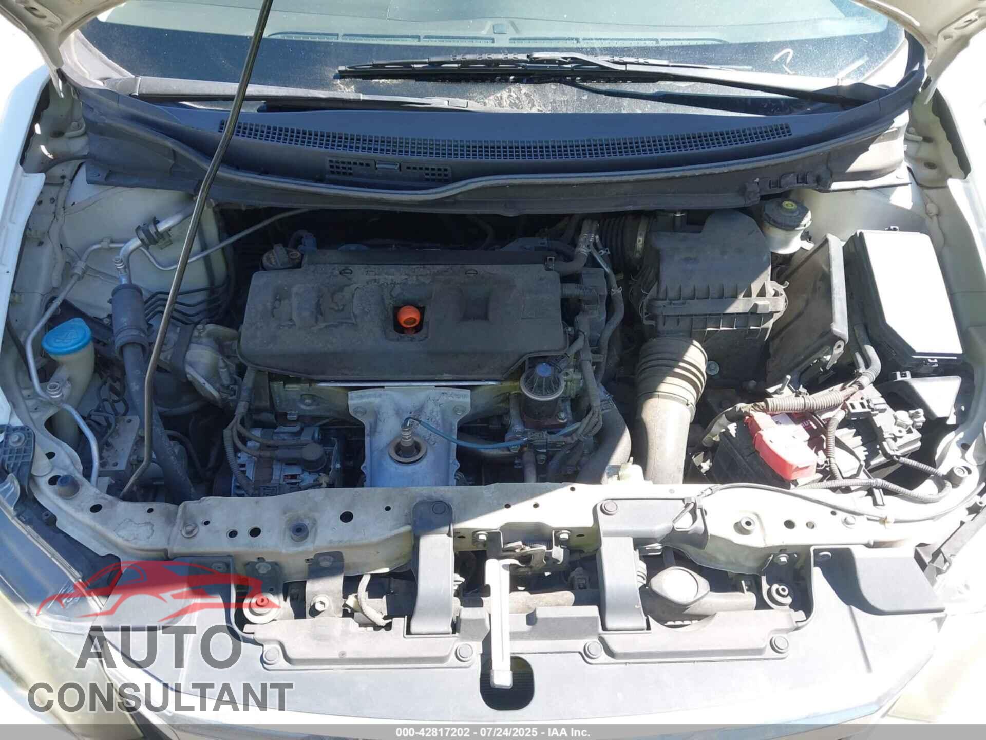 HONDA CIVIC 2012 - 19XFB2F53CE386590