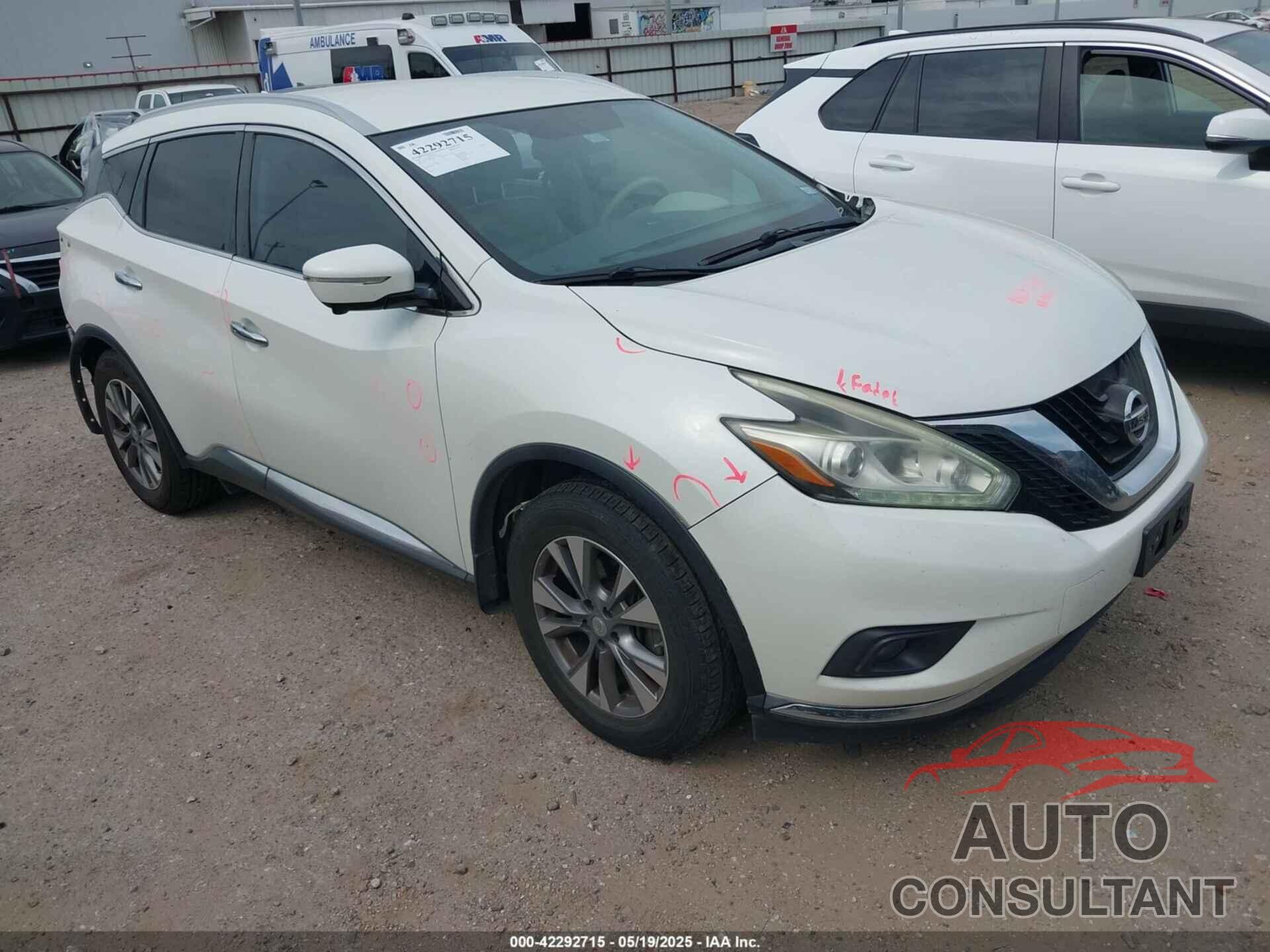 NISSAN MURANO 2015 - 5N1AZ2MG1FN212202