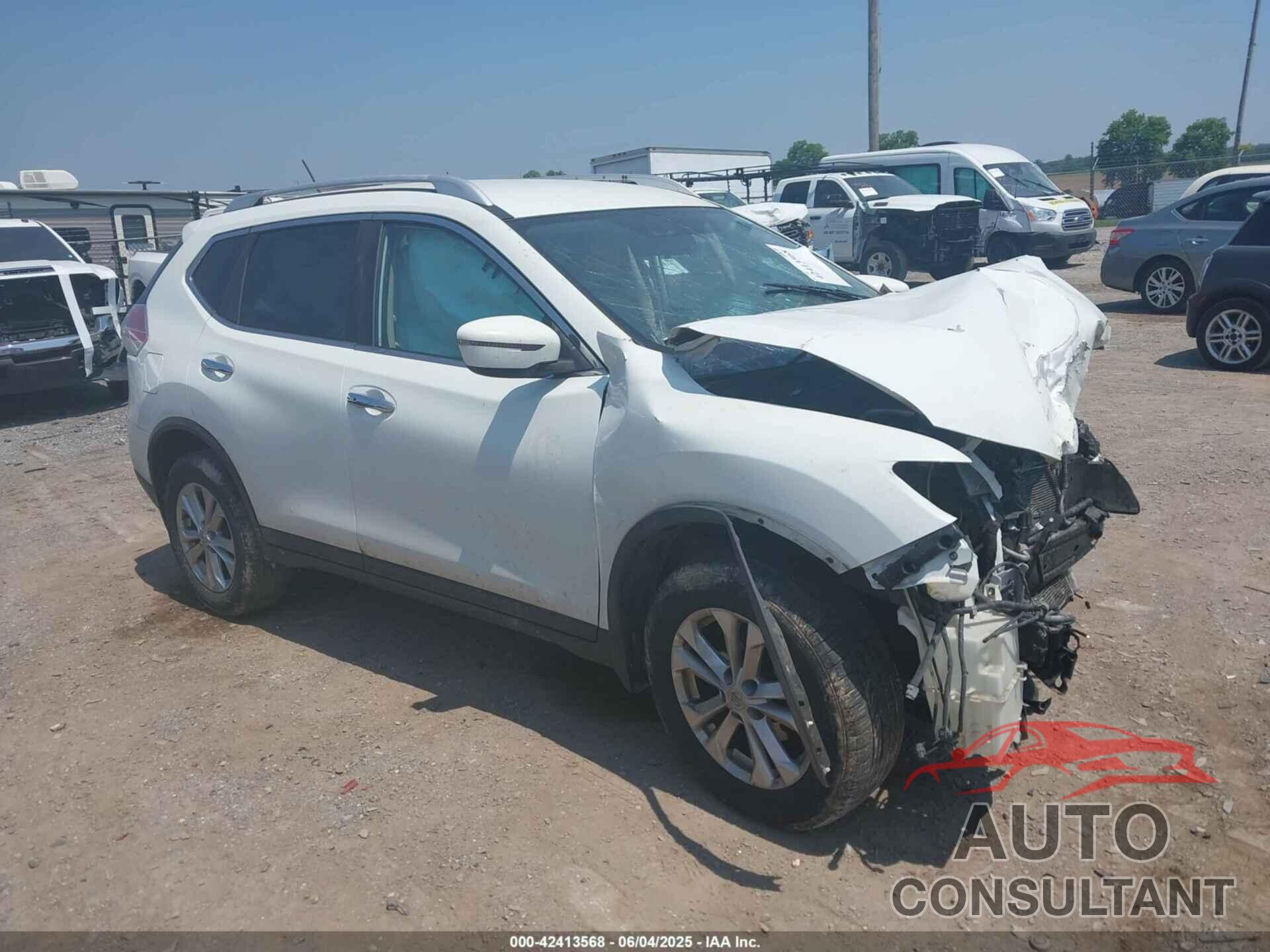 NISSAN ROGUE 2016 - KNMAT2MV0GP714595