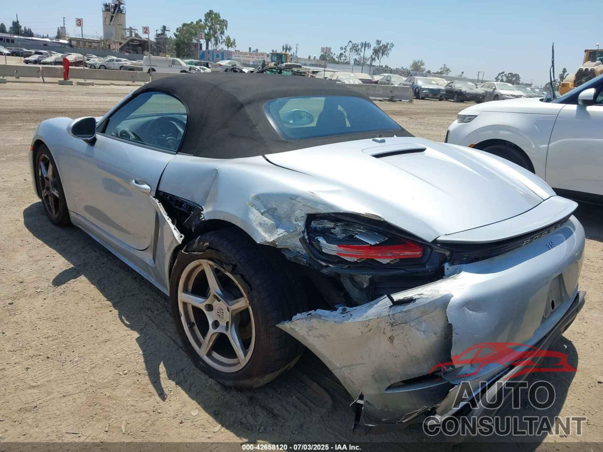 PORSCHE 718 BOXSTER 2017 - WP0CA2A80HS220216
