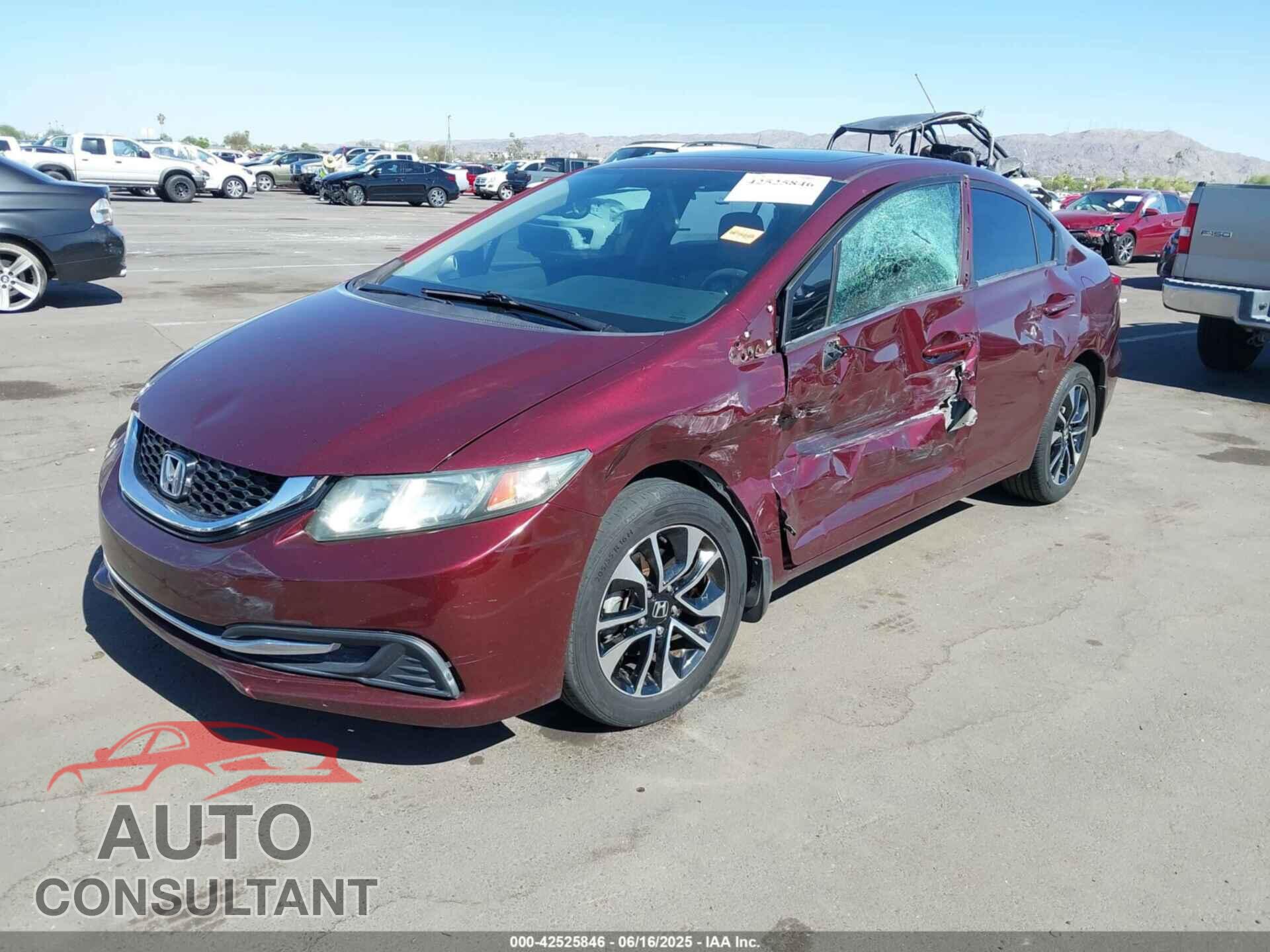 HONDA CIVIC 2014 - 19XFB2F81EE084230