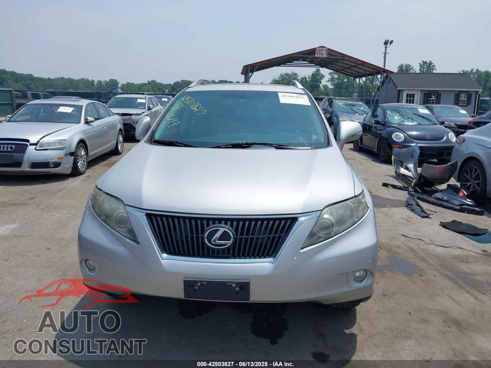 LEXUS RX 350 2012 - 2T2BK1BA5CC129386