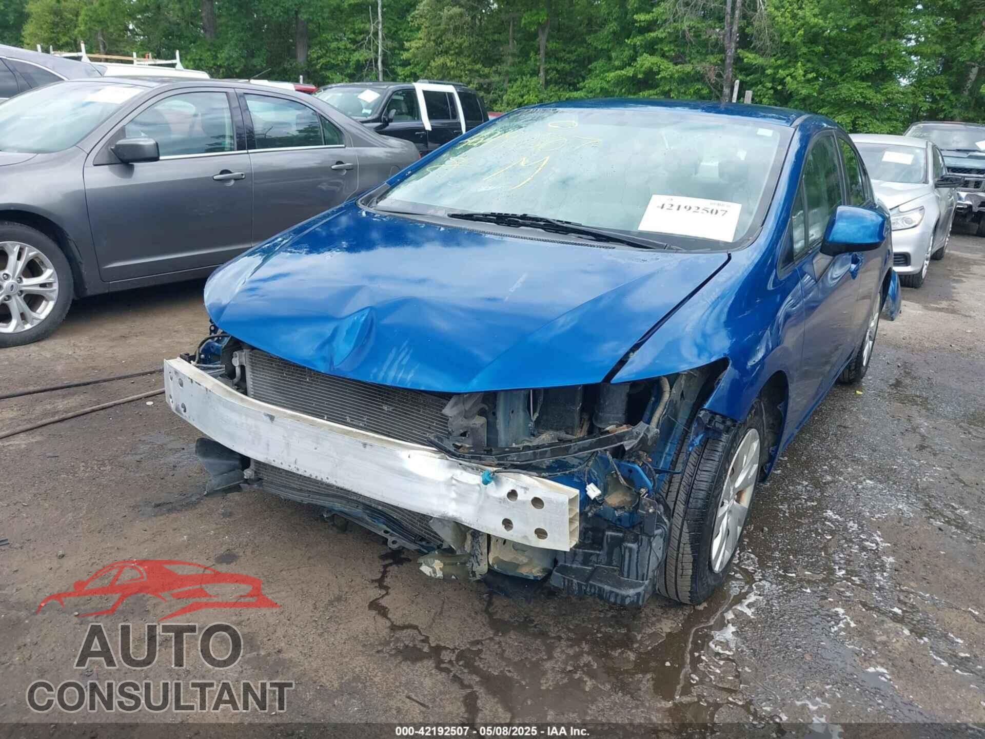 HONDA CIVIC 2012 - 19XFB2F5XCE366000