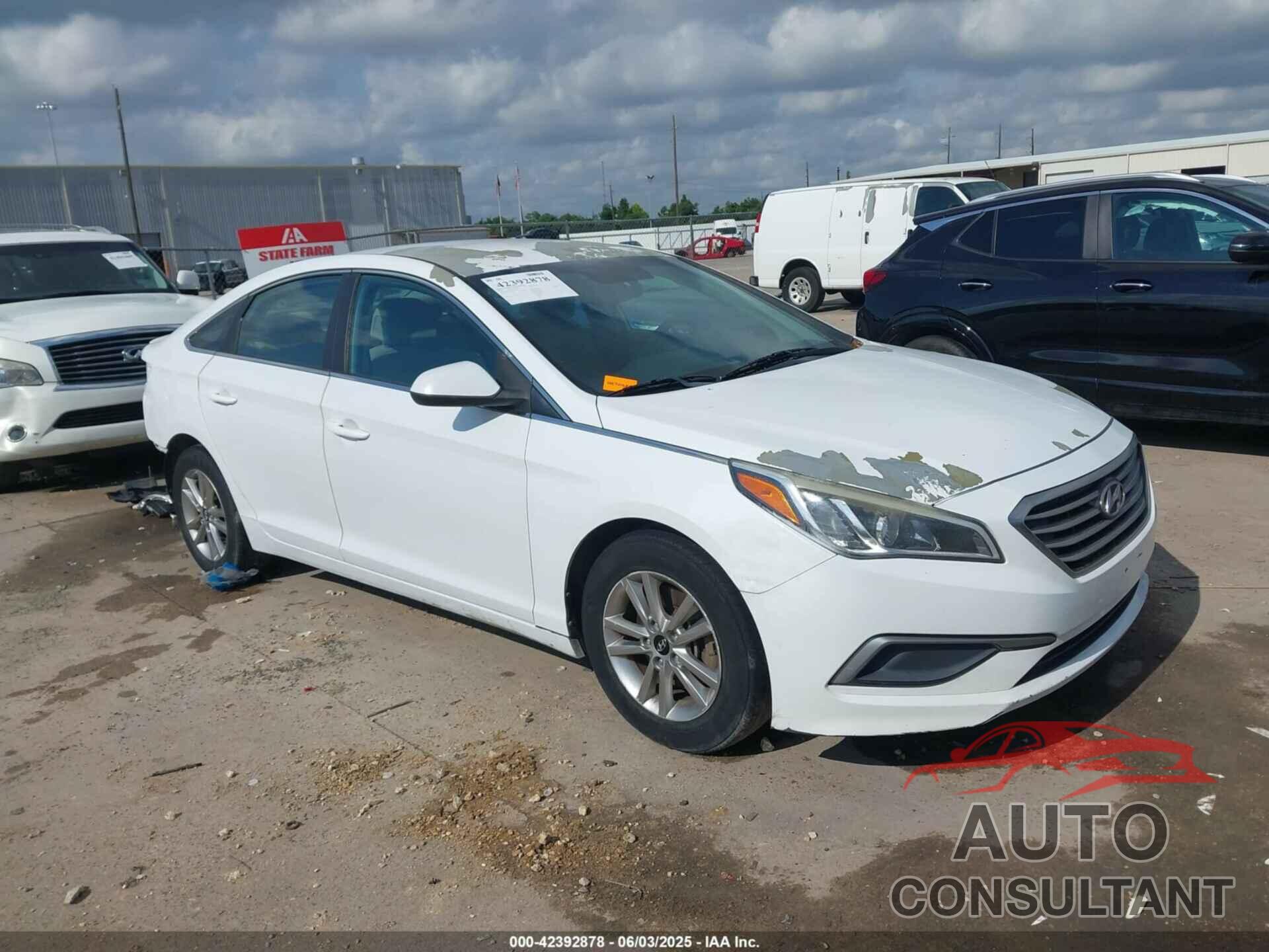 HYUNDAI SONATA 2016 - 5NPE24AFXGH313452