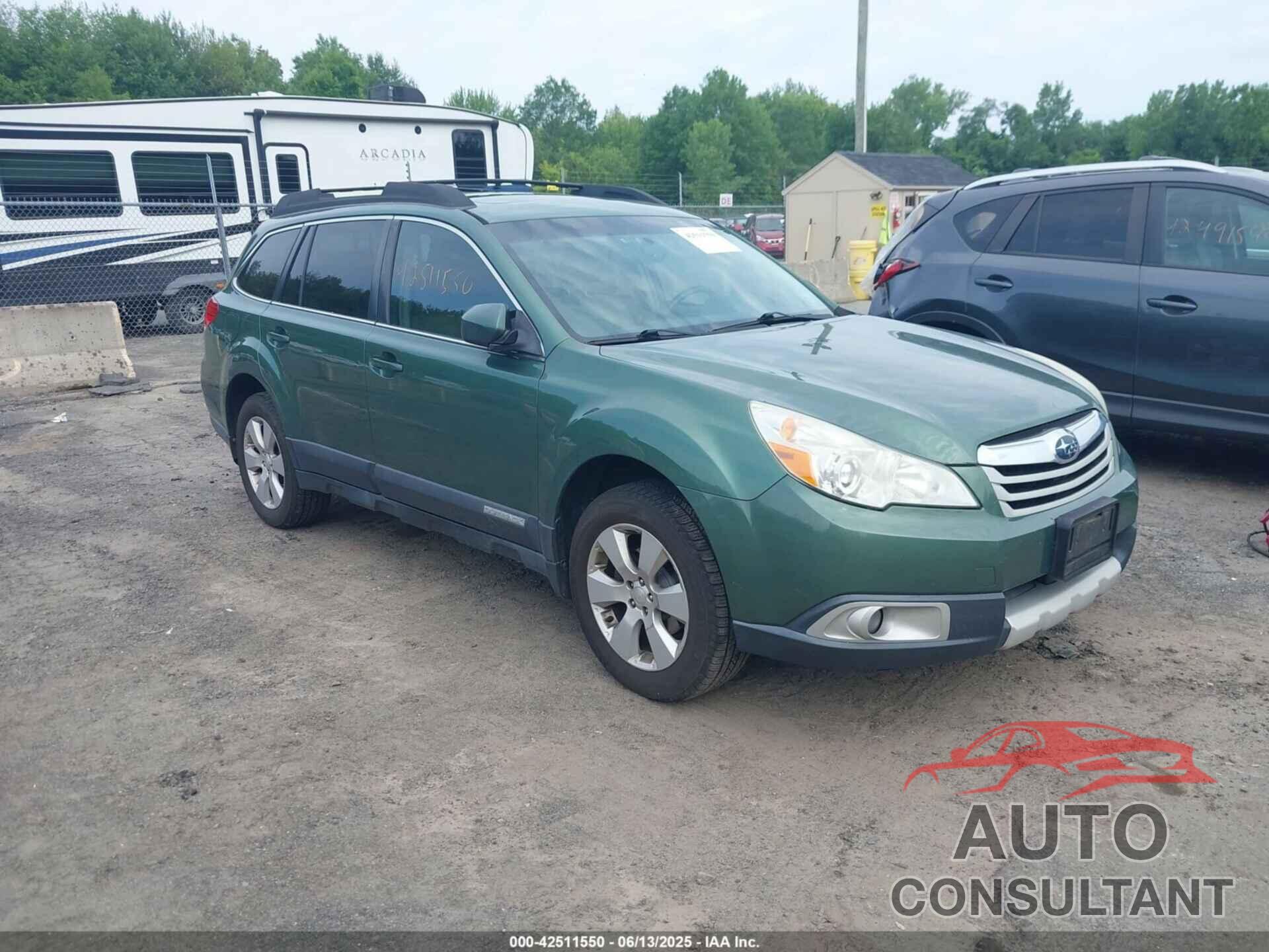 SUBARU OUTBACK 2011 - 4S4BRBLC3B3336397
