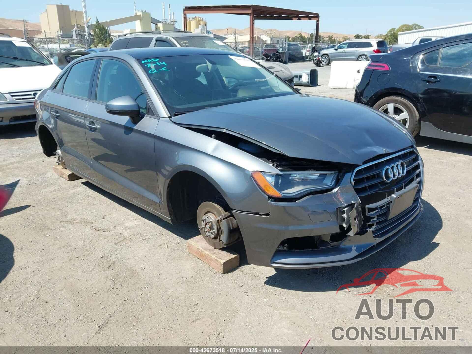 AUDI A3 2015 - WAUACGFFXF1081637