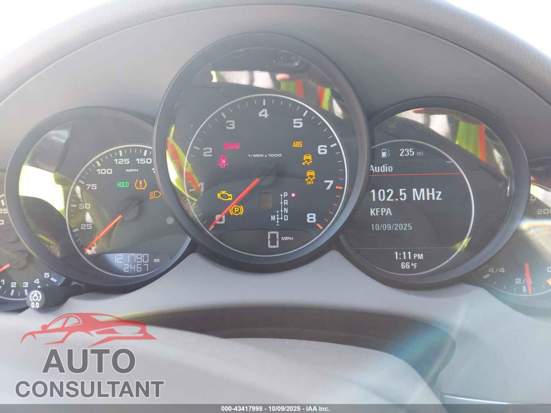 PORSCHE CAYENNE 2013 - WP1AA2A2XDLA04797