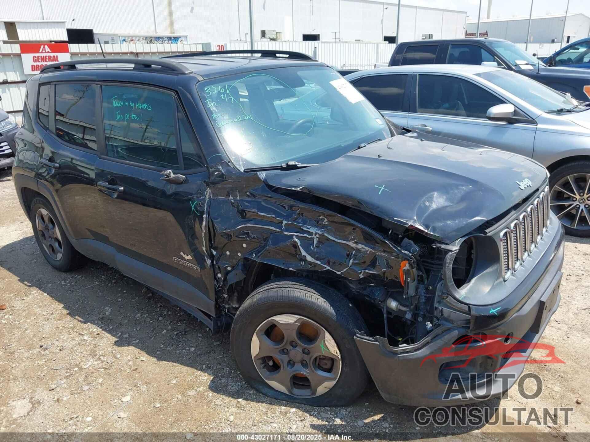 JEEP RENEGADE 2016 - ZACCJAAT7GPD73002