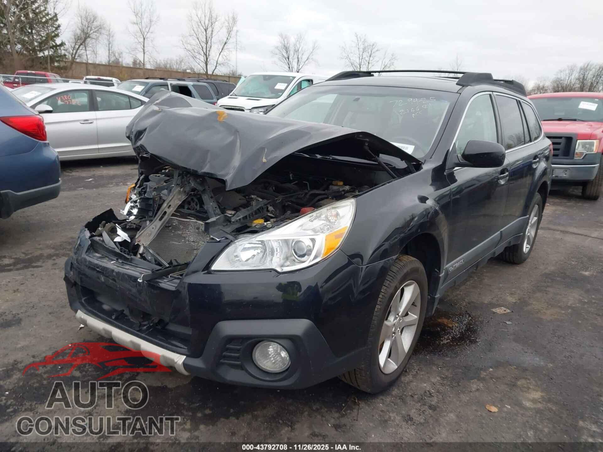 SUBARU OUTBACK 2014 - 4S4BRBLC8E3216681
