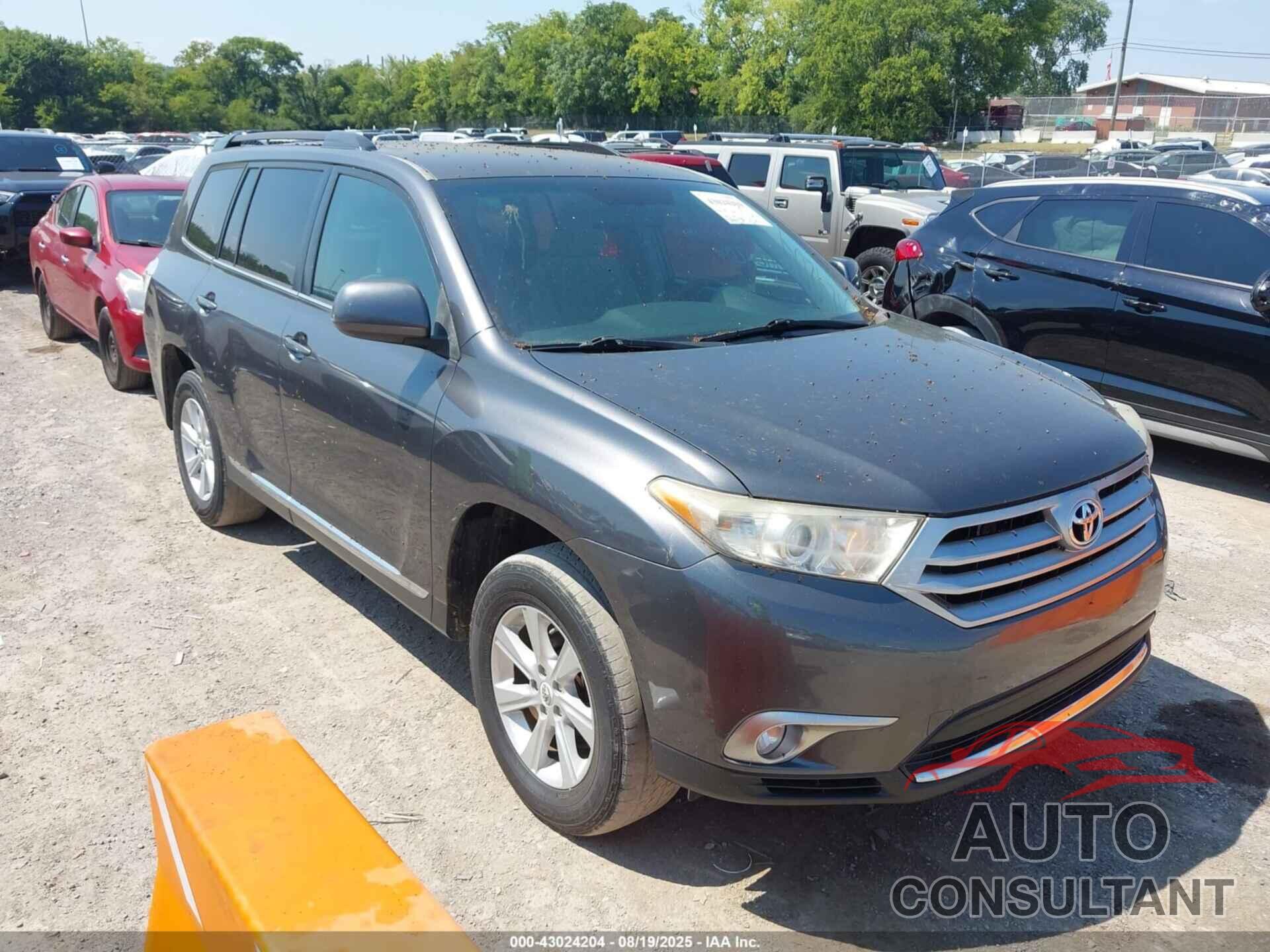 TOYOTA HIGHLANDER 2012 - 5TDBK3EH4CS111123
