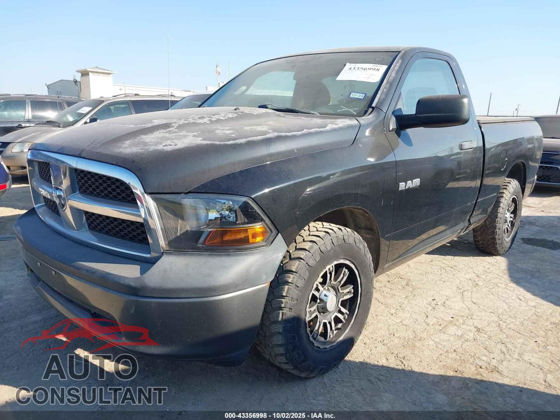 DODGE RAM 1500 2010 - 3D7JB1EP3AG163397